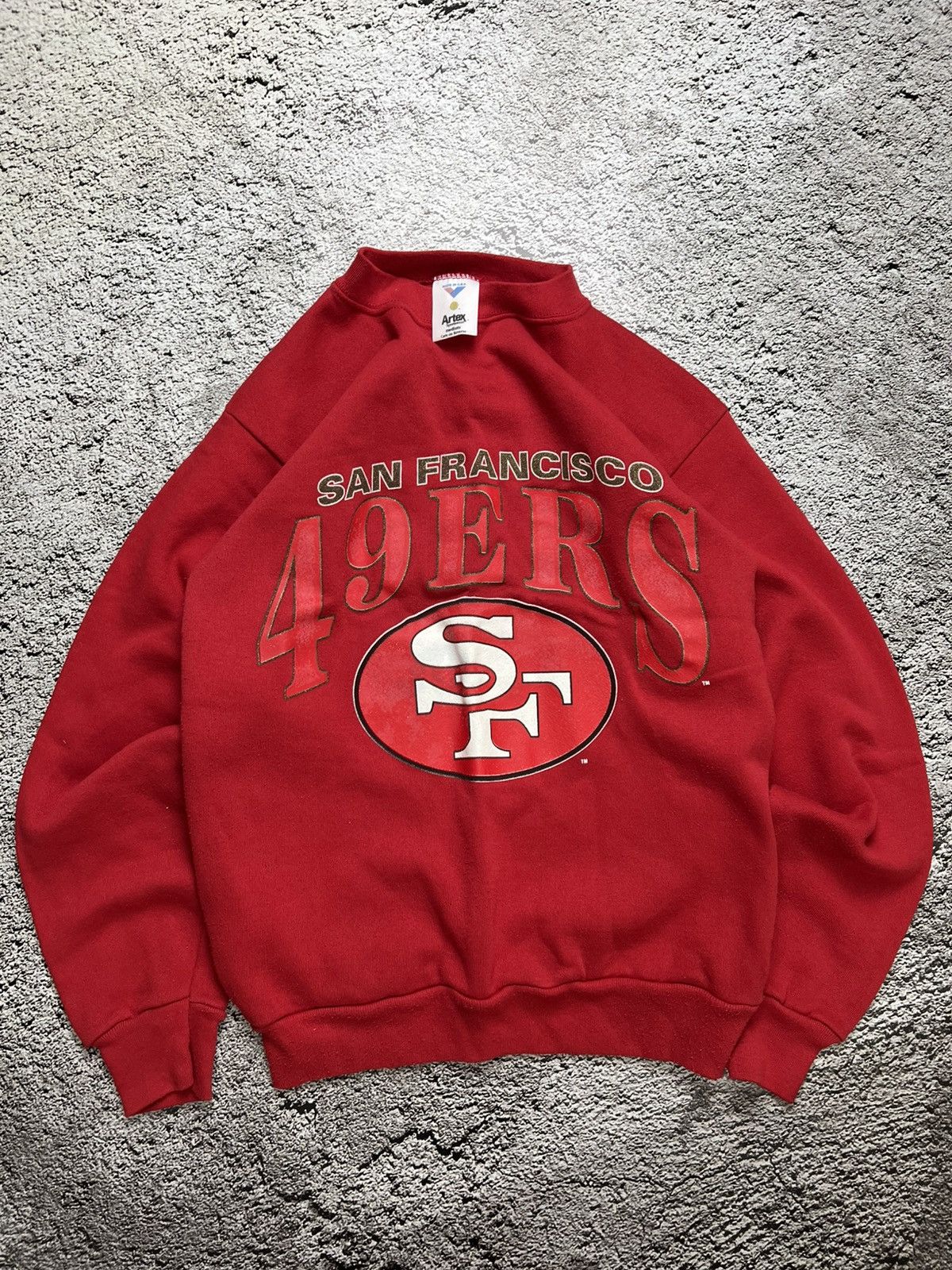 Vintage 70-80’s San Francisco 49ers NFL Artex made in usa sweatshirt Size US S / EU 44-46 / 1 - 1 Thumbnail