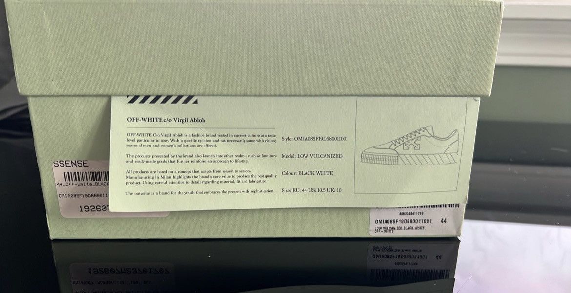 Off-White Off-White Low Vulcanized Size US 10.5 / EU 43-44 - 6 Thumbnail
