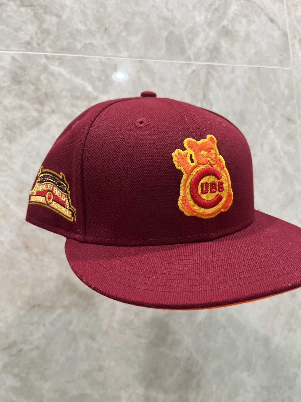 Hat Club 7 3/8 Hatclub Badlands Waving Chicago Cubs 1990 ASG Size ONE SIZE - 1 Thumbnail
