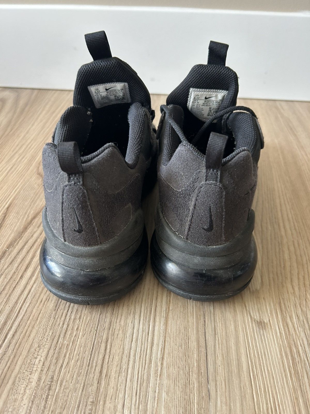 Nike Nike Airmax React 270 Triple Black Size US 8 / IT 38 - 5 Thumbnail