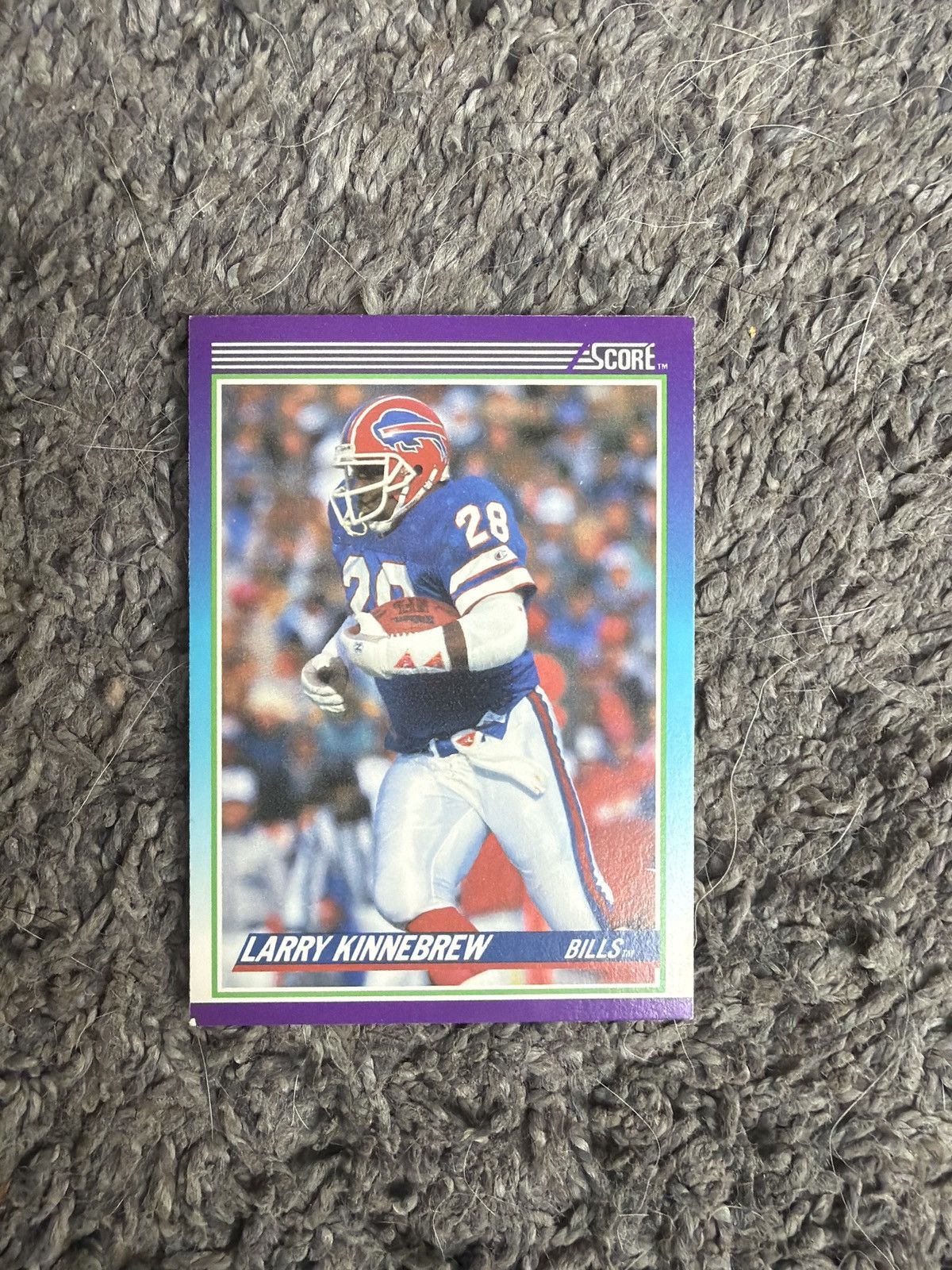 NFL 1990 Score #128 Larry Kinnebrew Card Size ONE SIZE - 1 Thumbnail