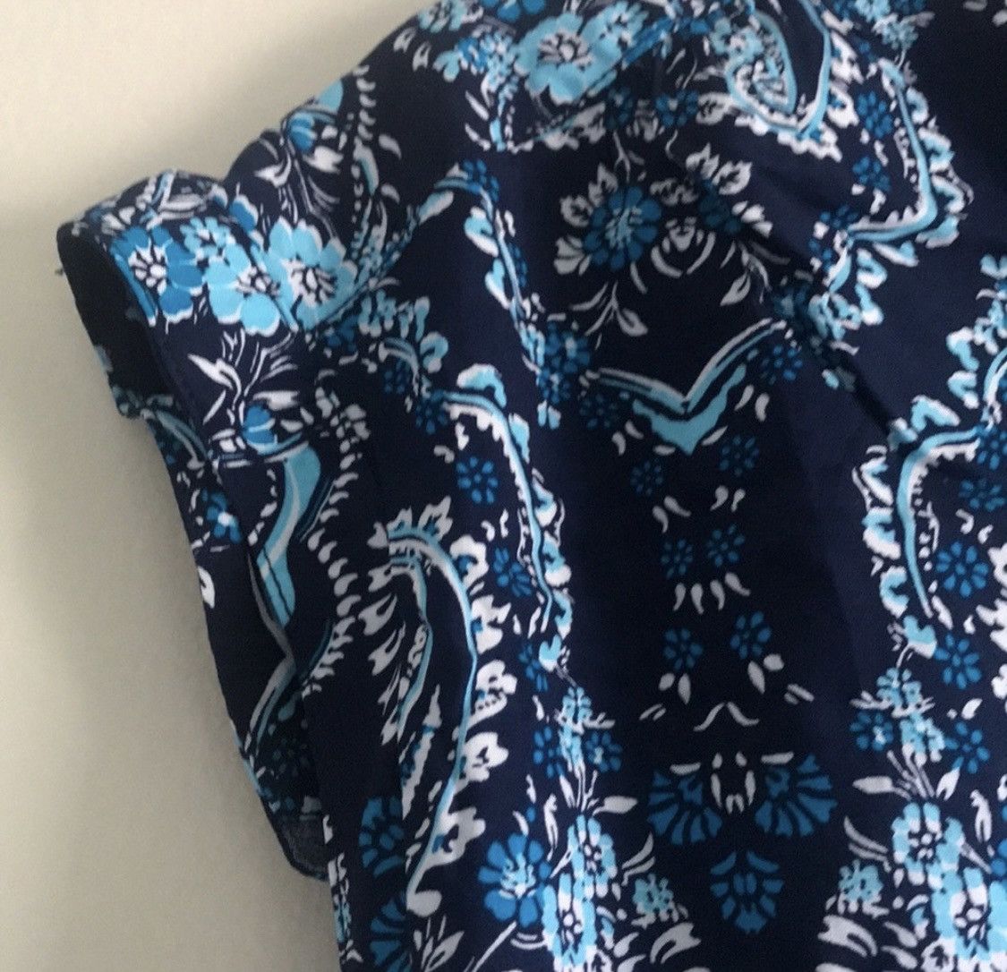St. Johns Bay ST. JOHNS BAY FLORAL PAISLEY TASSEL CUTOUT BLOUSE TOP SHIRT Size S / US 4 / IT 40 - 3 Thumbnail