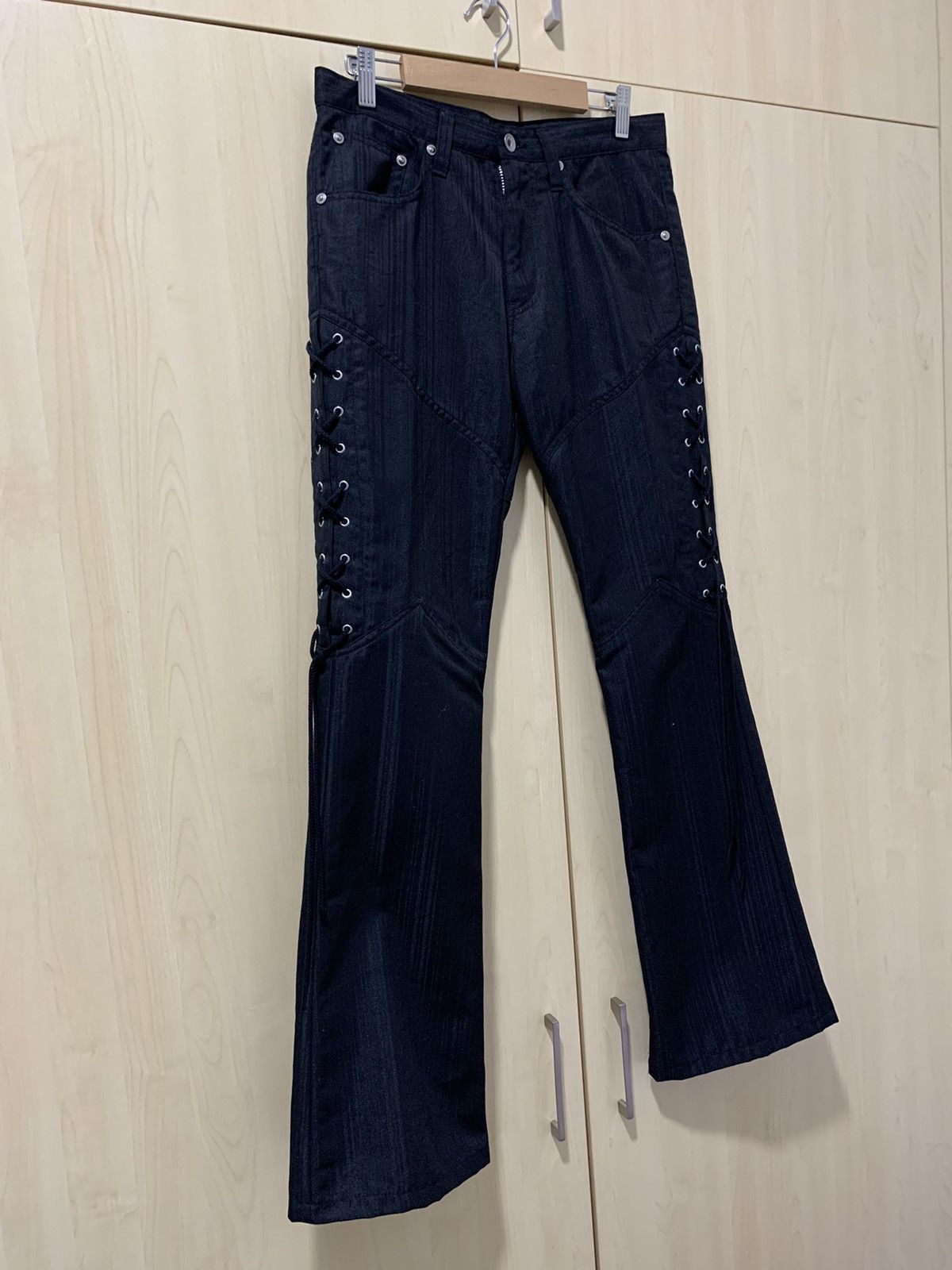 semanticdesign Semantic design flare pant stripe design Size 30" / US 8 / IT 44 - 3 Thumbnail