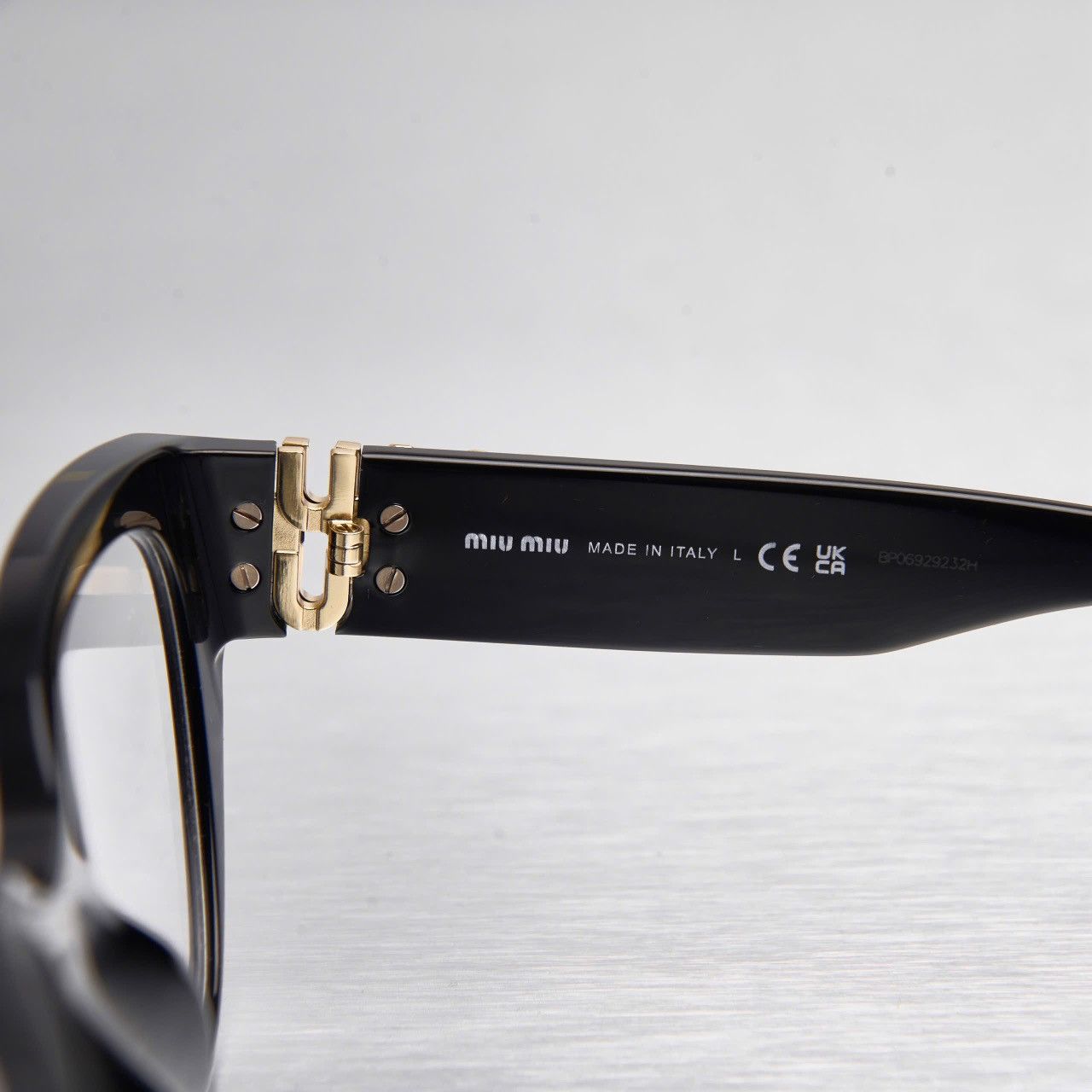 Miu Miu MIU MIU 0MU 01VV 1AB1O1 GLASSES Size ONE SIZE - 4 Thumbnail