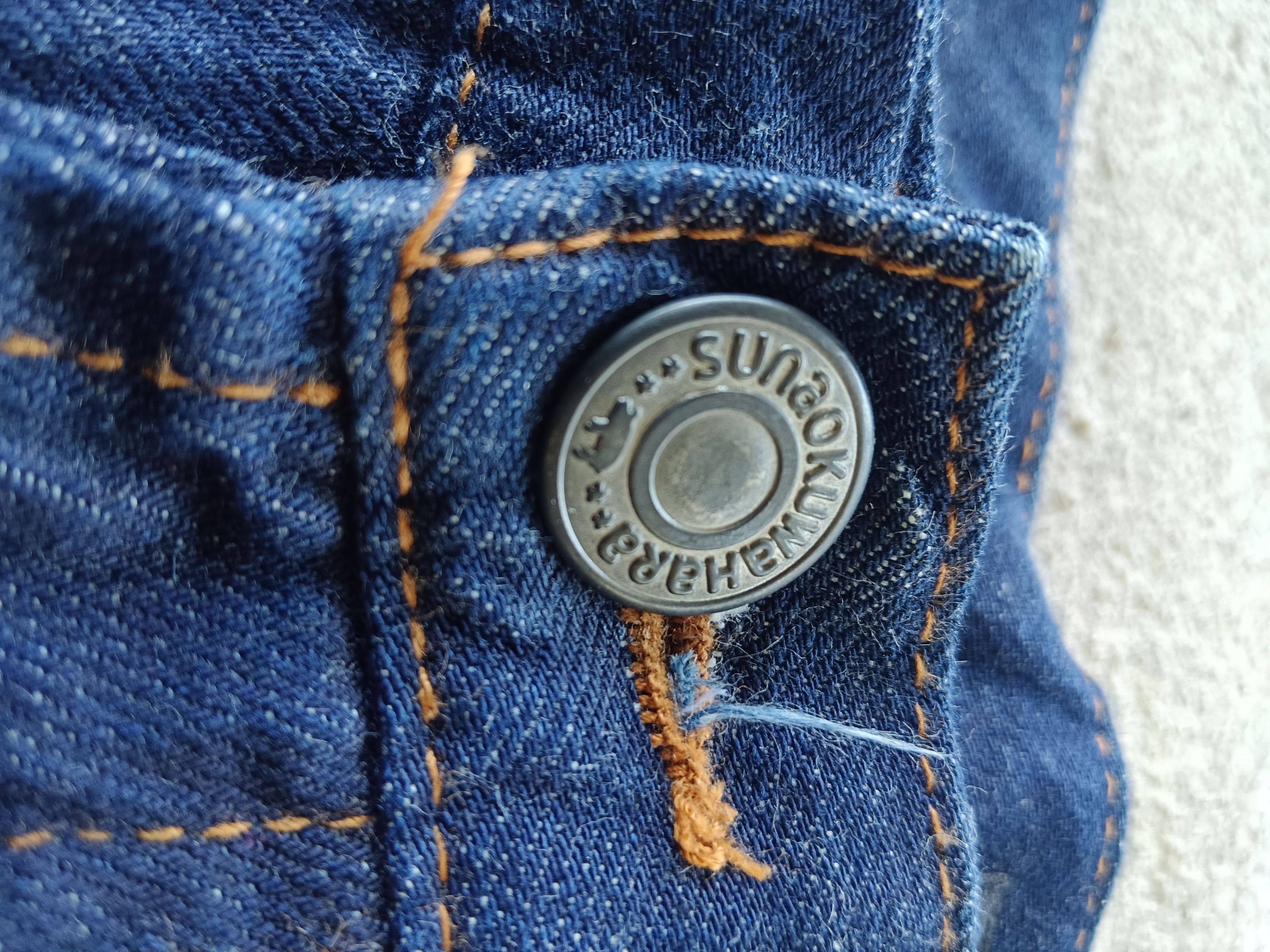 Issey Miyake Sunaokuwahara By Issey Miyake Buckle Back Jeans Size US 35 - 9 Thumbnail