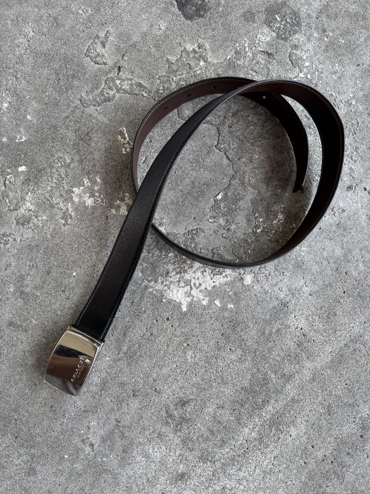Coach Coach Black Leather Belt Size ONE SIZE - 8 Thumbnail