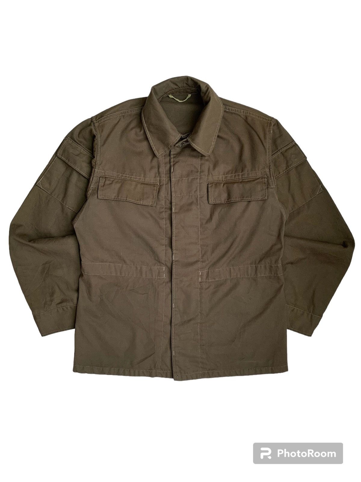 image of Vintage 80/90S European Ozkn Presov Czech Military Jacket in Olive Green, Men's (Size Medium)