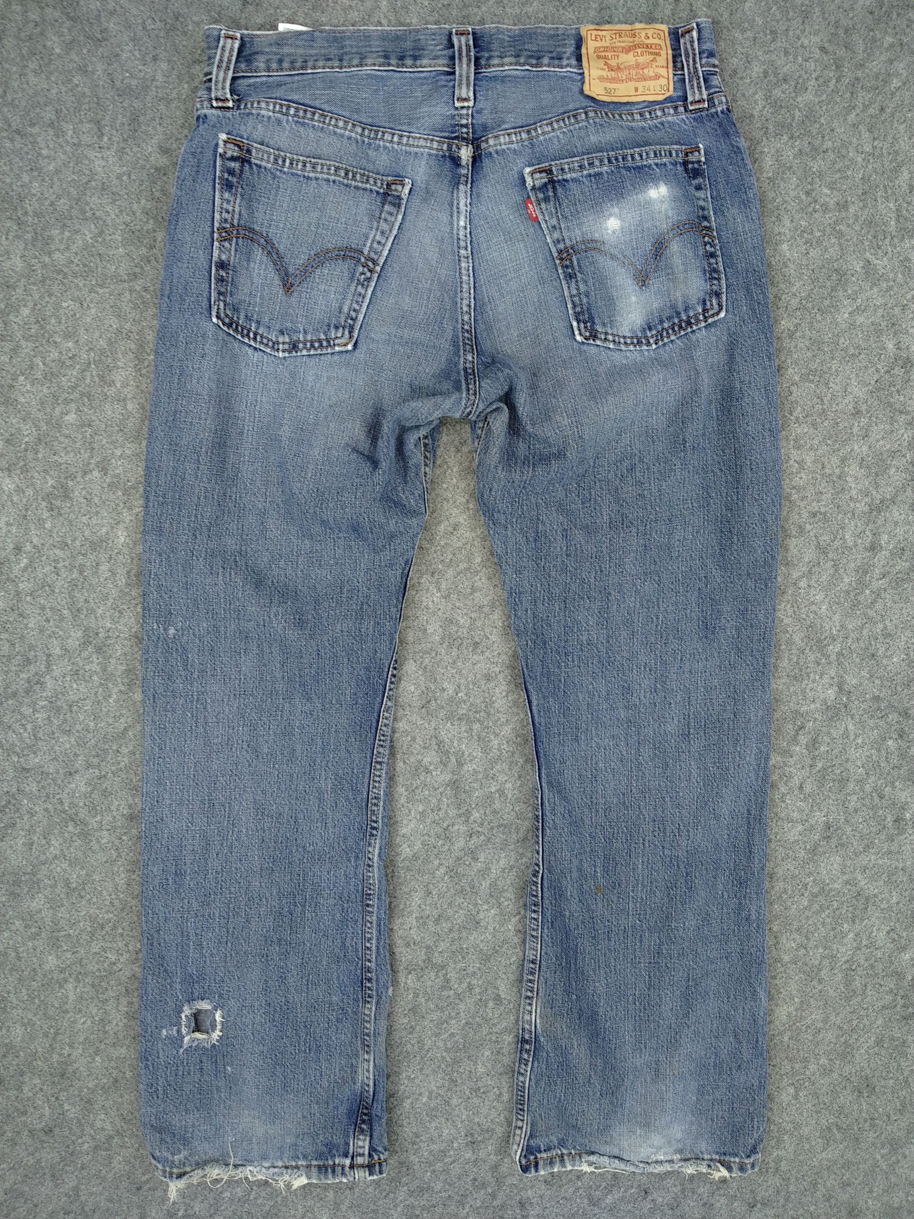 Levi's Vintage Levi's 527 Low Boot Cut 33 x 30 Denim -JN350 Size US 33 - 2 Thumbnail