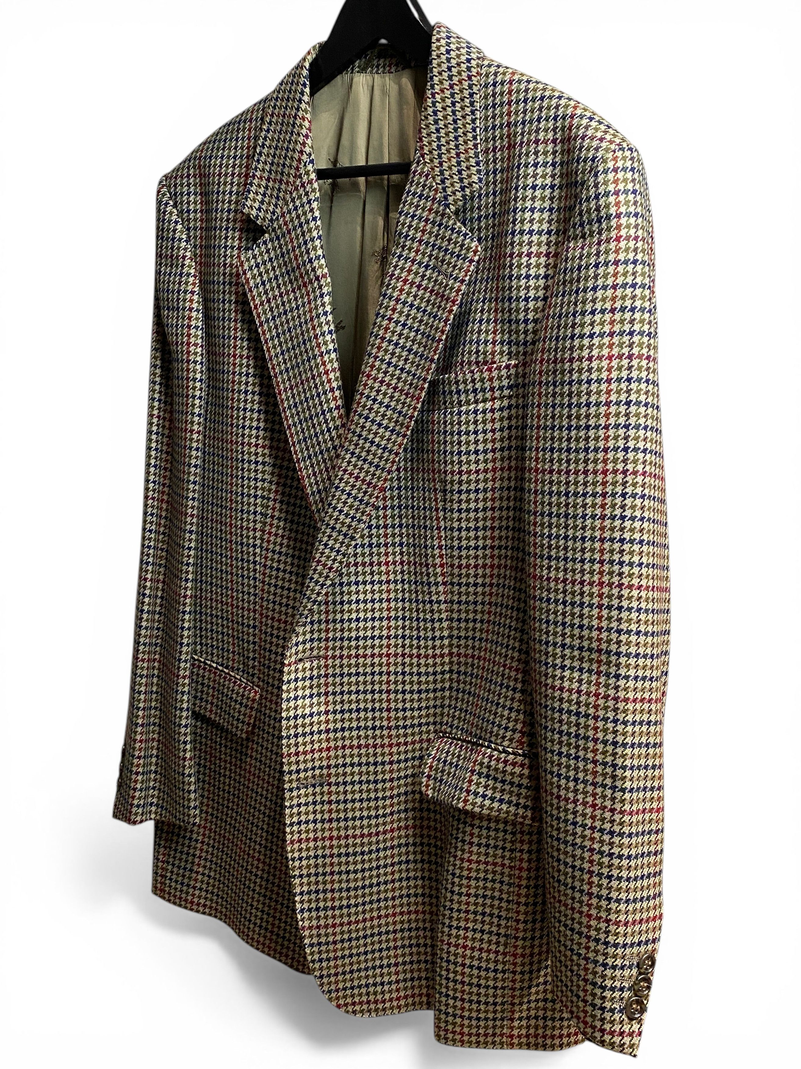 Burberry Burberry Multicolor Gun Club Check Wool Blazer Sport Jacket Size 42R - 2 Thumbnail