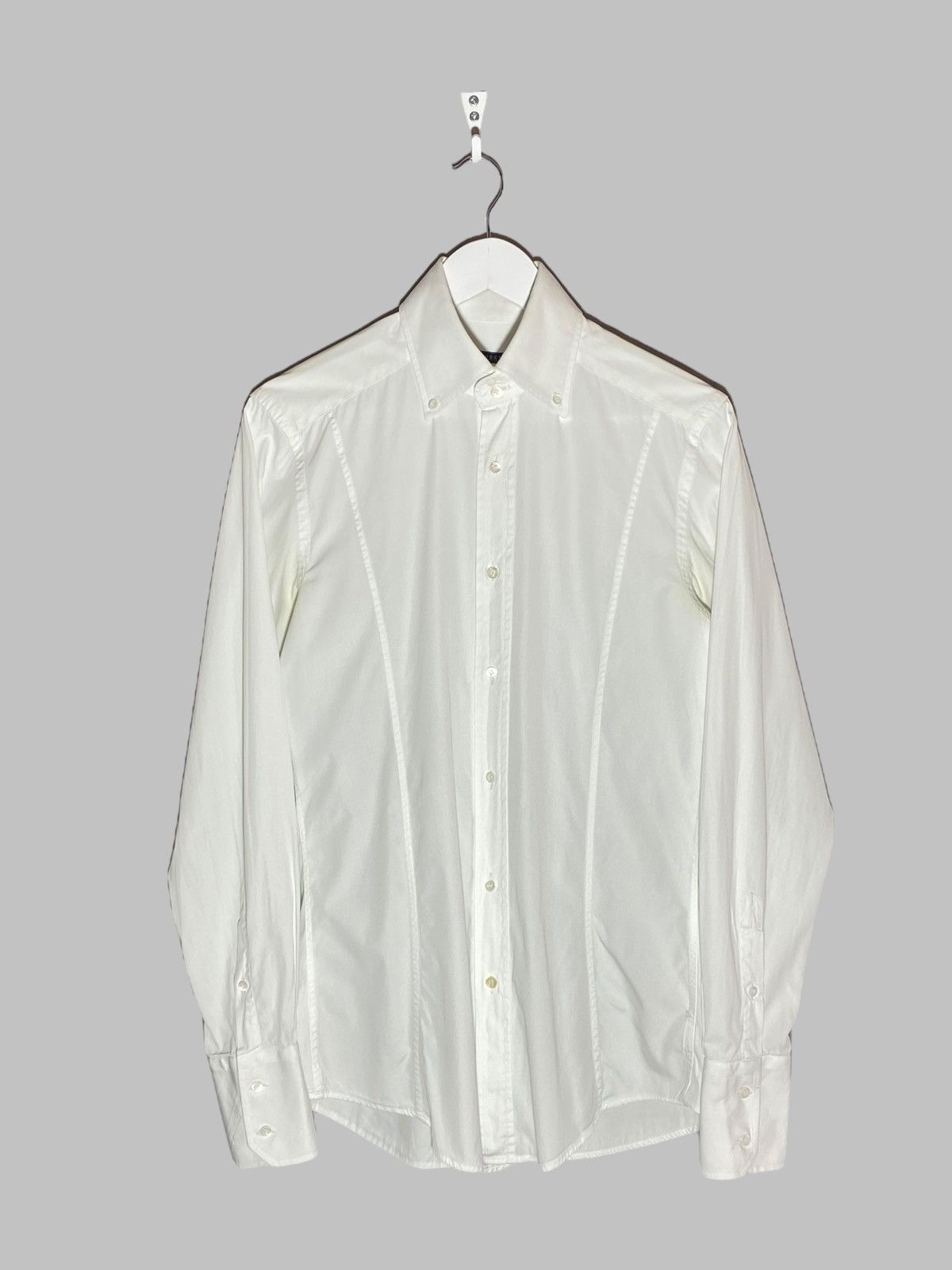 Vintage Gucci White Button Up Dress Shirt Rare