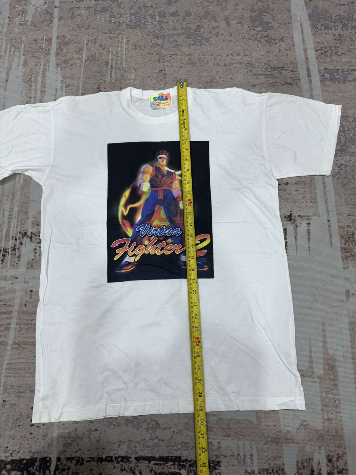 Vintage vintage SEGA - VIRTUAL FIGHTER single stitch tee Size US L / EU 52-54 / 3 - 9 Thumbnail
