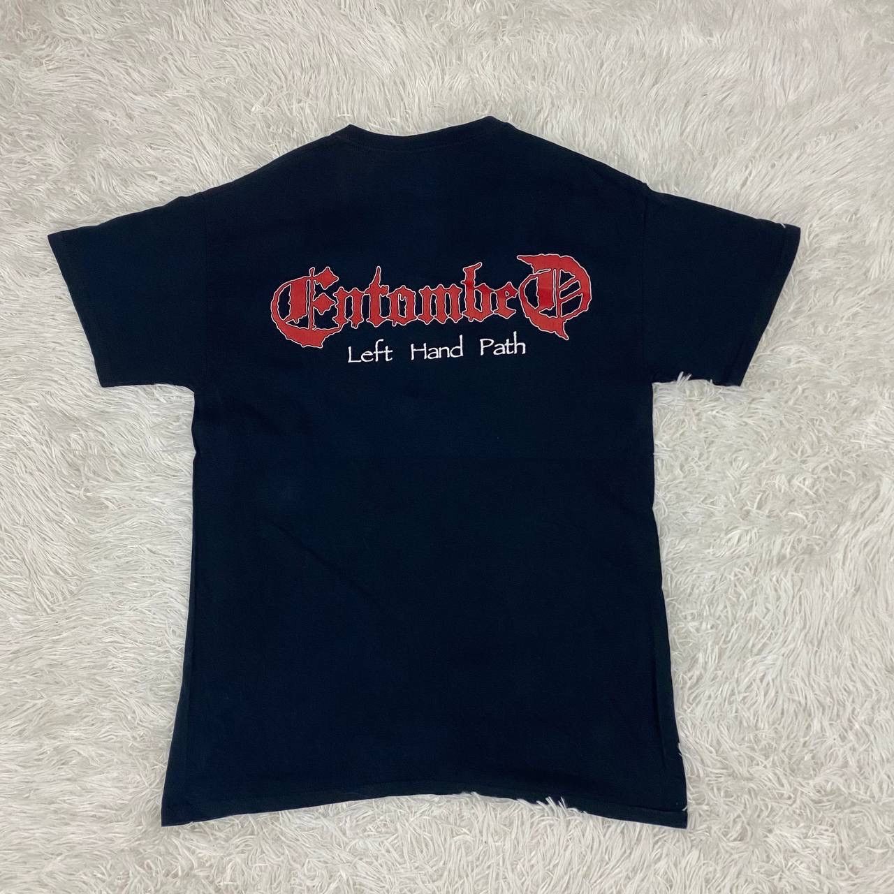 Band Tees Death metal band entombed left hand path cover album art Size US M / EU 48-50 / 2 - 2 Thumbnail