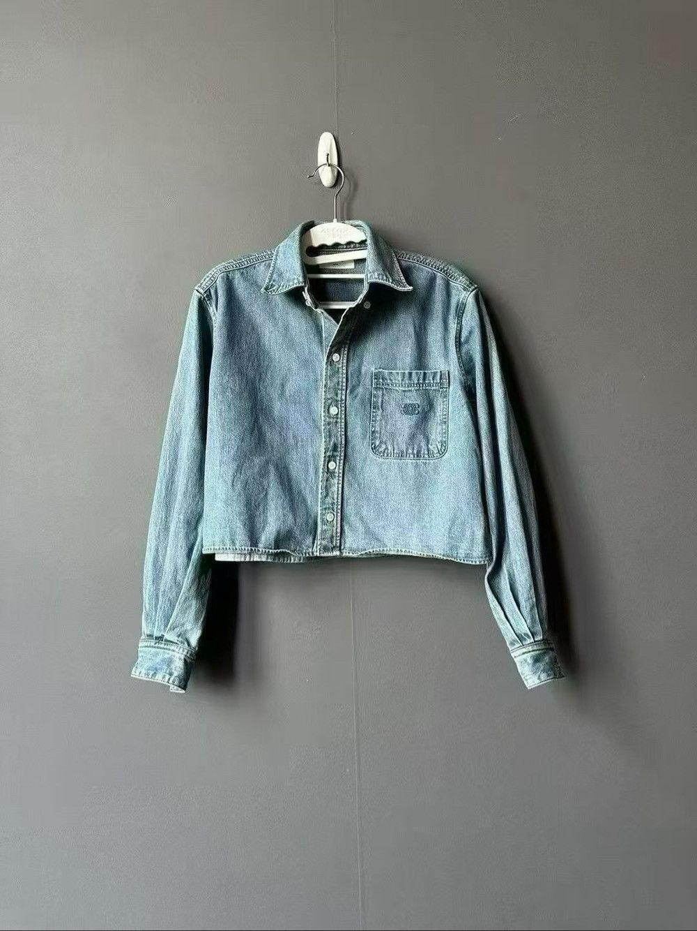Celine Celine Denim Button Up Shirt Size XS Size XS / US 0-2 / IT 36-38 - 1 Thumbnail