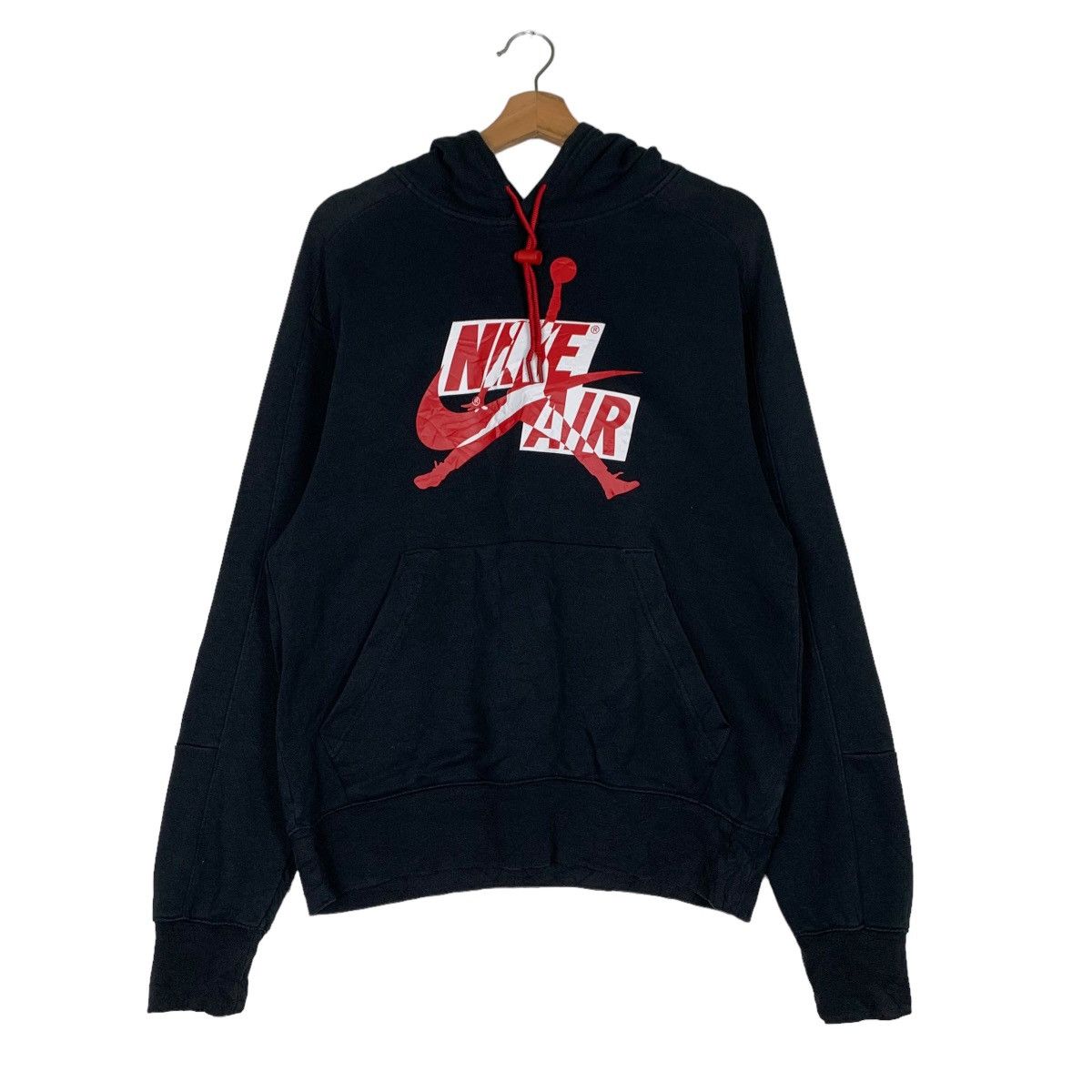 Jordan Brand NIKE AIR JORDAN BIG LOGO PULLOVER HOODIES #0677-C31 Size US S / EU 44-46 / 1 - 1 Thumbnail