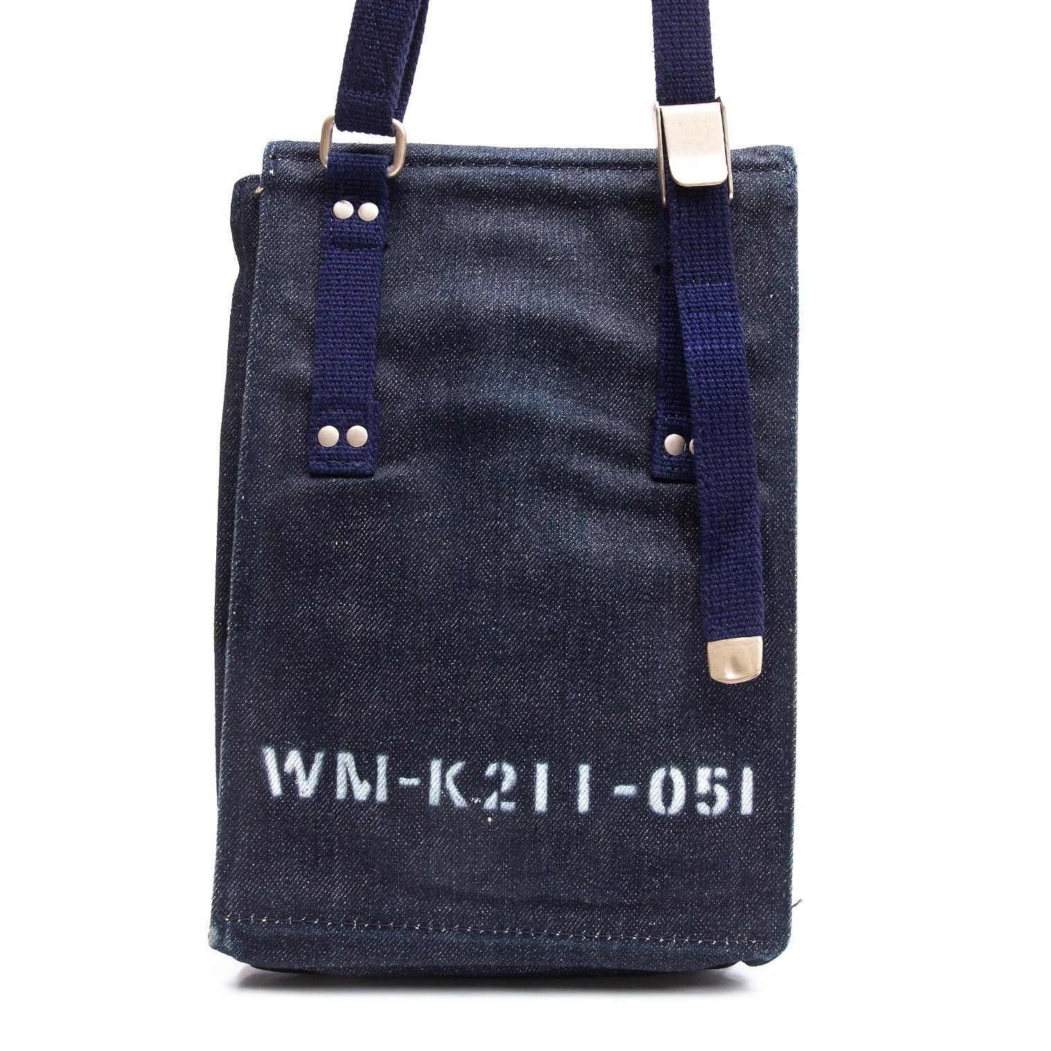 Junya Watanabe Indigo Mini Shoulder Bag with Numbering Denim Design Size ONE SIZE - 5 Thumbnail