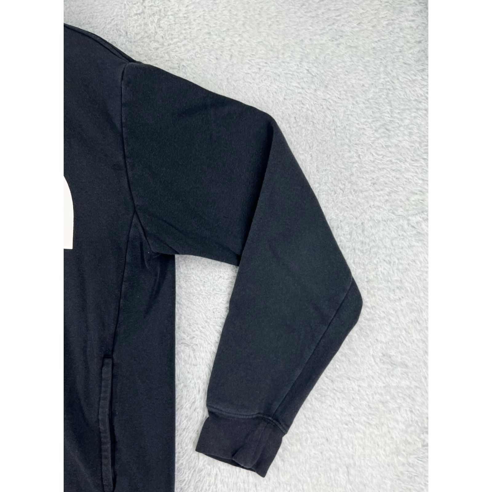 The North Face VINTAGE The North Face Hoodie Mens M Black Jersey Cotton Blend Logo Pullover Hooded Sweatshirt Shirt Mens Size US M / EU 48-50 / 2 - 5 Thumbnail