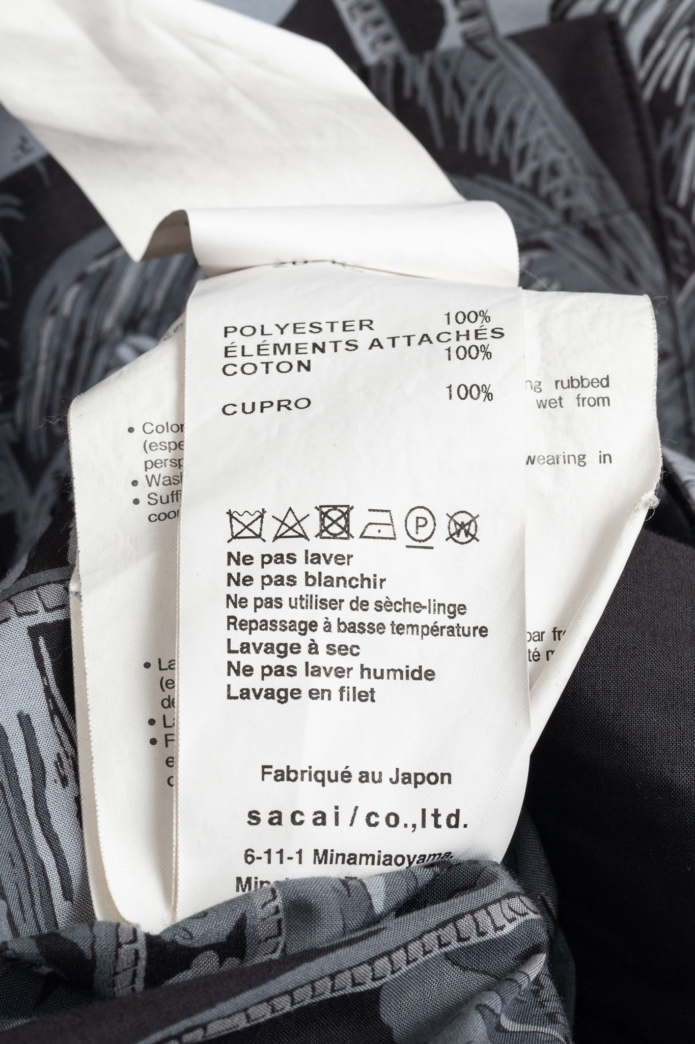 Sacai Sacai x Sun Surf Grey Diamond Head Tropical Shirt Size US S / EU 44-46 / 1 - 11 Thumbnail