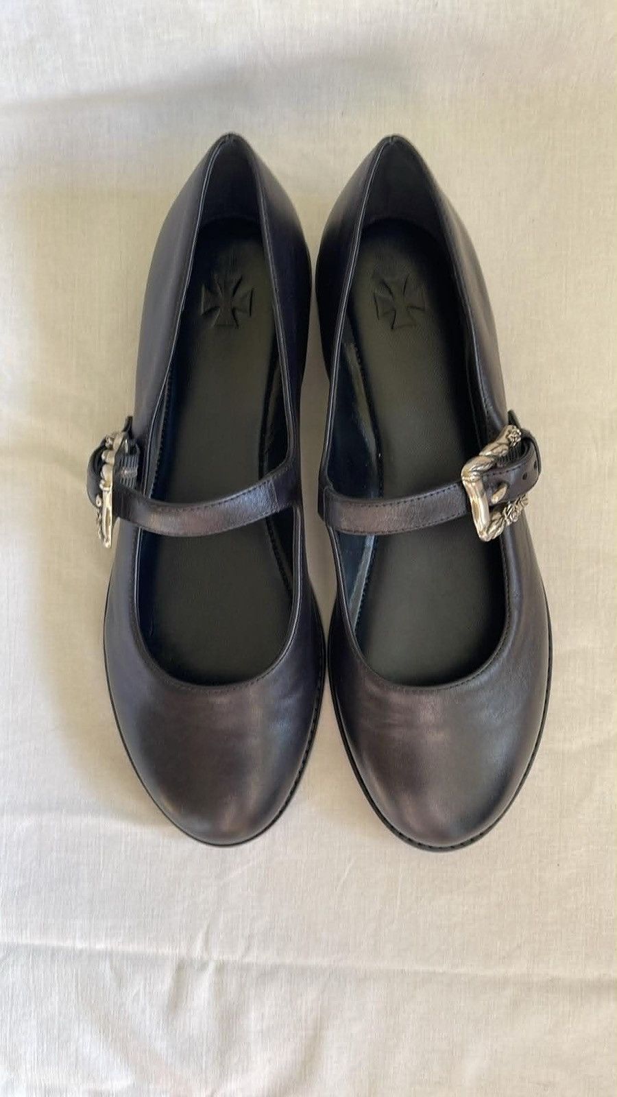 Enfants Riches Deprimes Leather Ballet Mary Jane Flat Shoes Size US 9 / IT 39 - 2 Thumbnail
