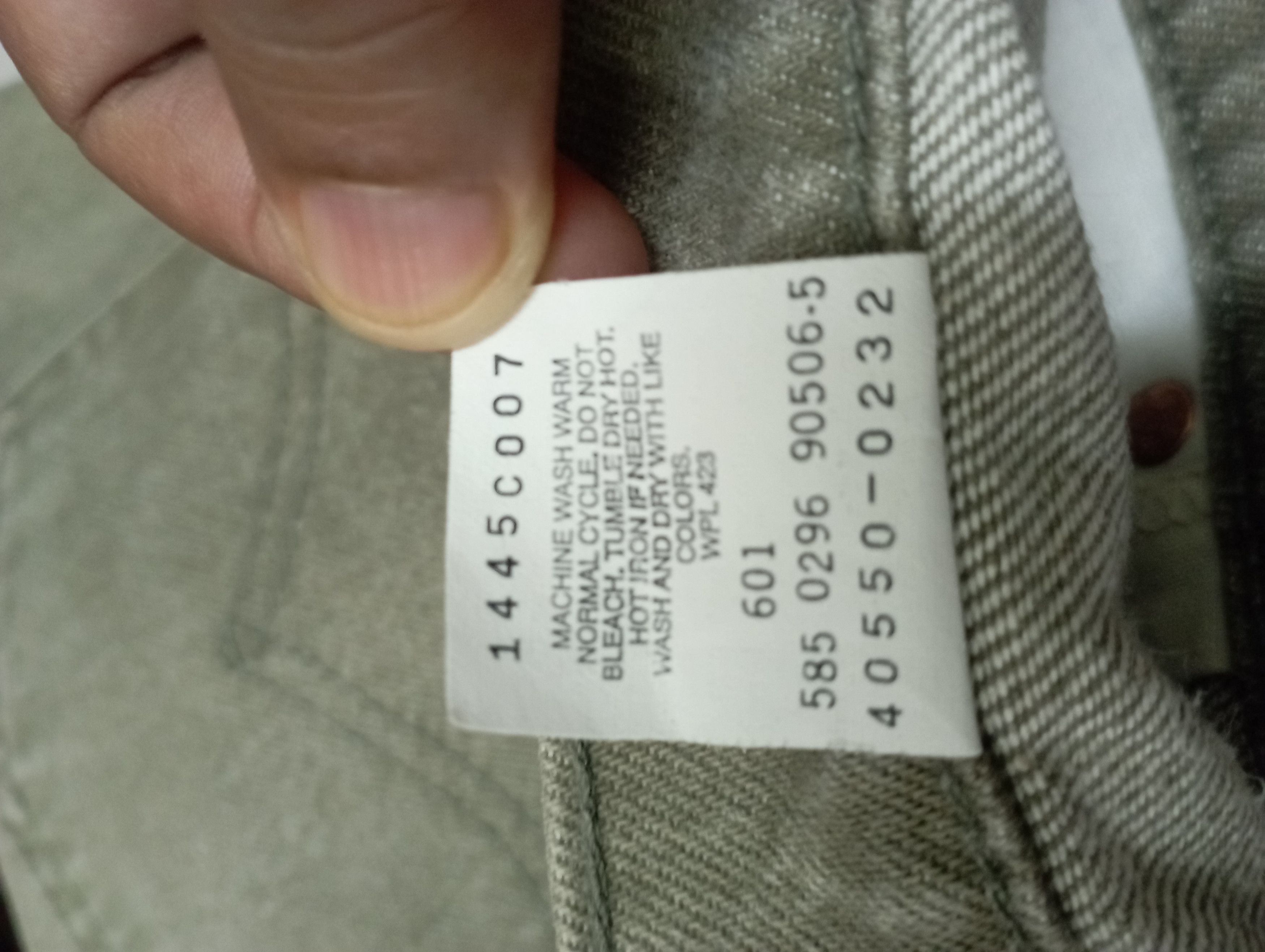 Vintage Vintage Baggy Jeans Made In USA Levi's 550 Orange Tabs Size US 35 - 19 Thumbnail