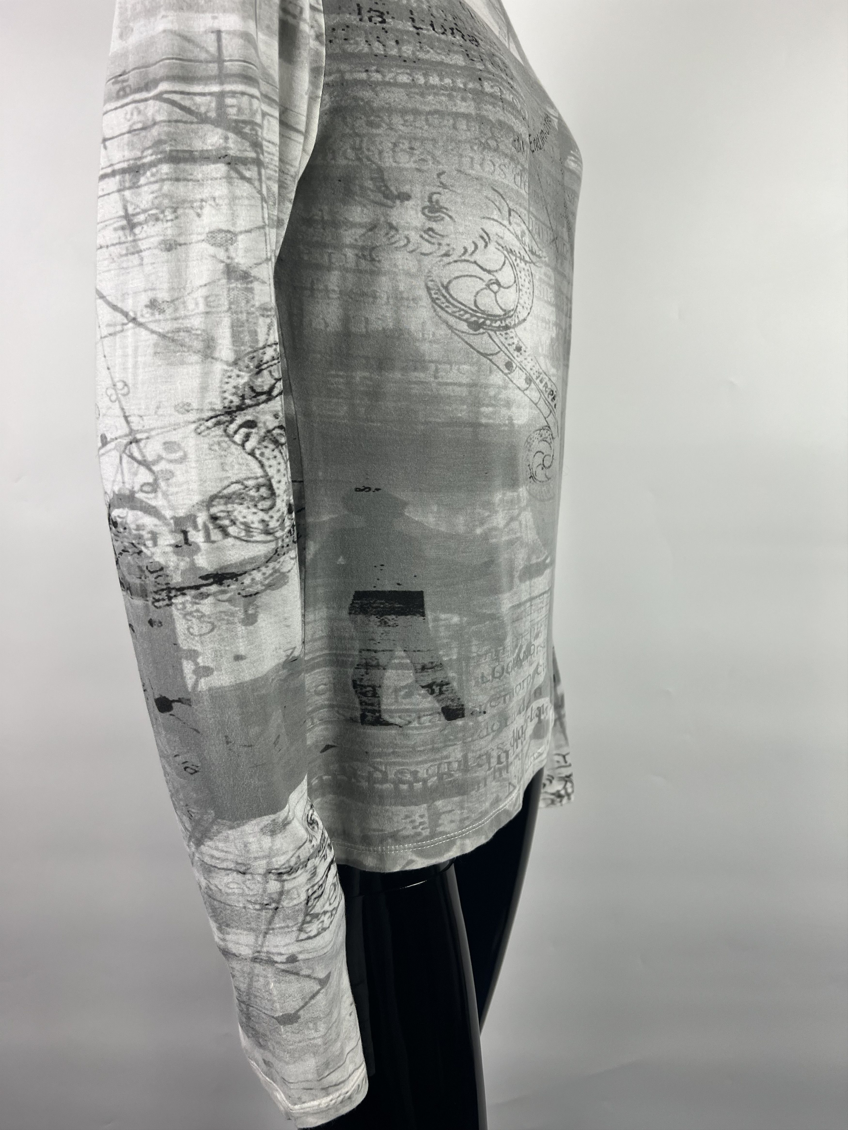 Sarah Pacini Sarah Pacini Modal Long Sleeve T Shirt Top Blouse Size 4 Size S / US 4 / IT 40 - 8 Thumbnail