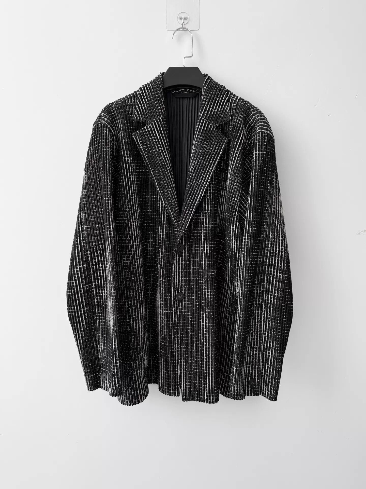 Homme Plisse Issey Miyake HOMME PLISSÉ ISSEY MIYAKE Gradient Texture Blazer 3 Size US L / EU 52-54 / 3 - 1 Thumbnail
