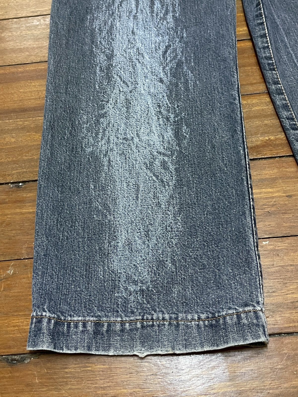 Vale Very Rare Vintage Brand Vale Hand Printed Baggy Jeans 2000s Size US 26 / EU 42 - 7 Thumbnail