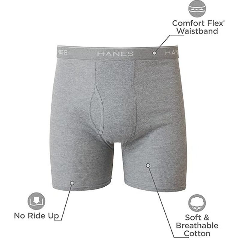 Hanes New Hanes 4 Pack Mens Small Boxer Brief Underwear Size US S / EU 44-46 / 1 - 5 Thumbnail