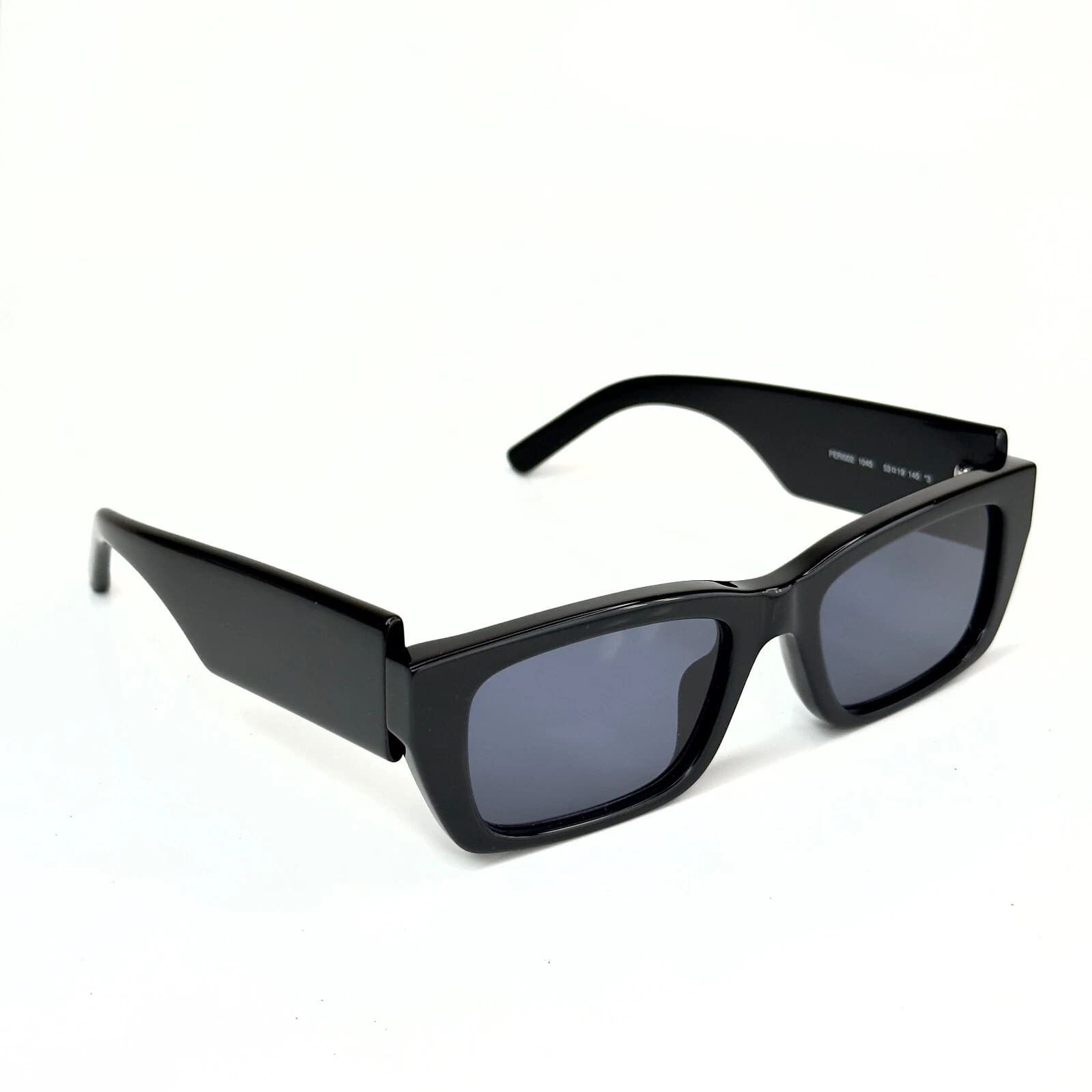 Palm Angels PALM ANGELS PERI002 002 PALM Black Blue Geometric Sunglass Size ONE SIZE - 5 Thumbnail