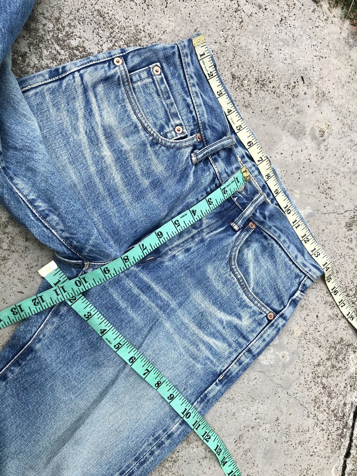 Blue Blue Japan VINTAGE SELVEDGE BLUE BLUE JAPAN DENIM Size US 28 / EU 44 - 7 Thumbnail