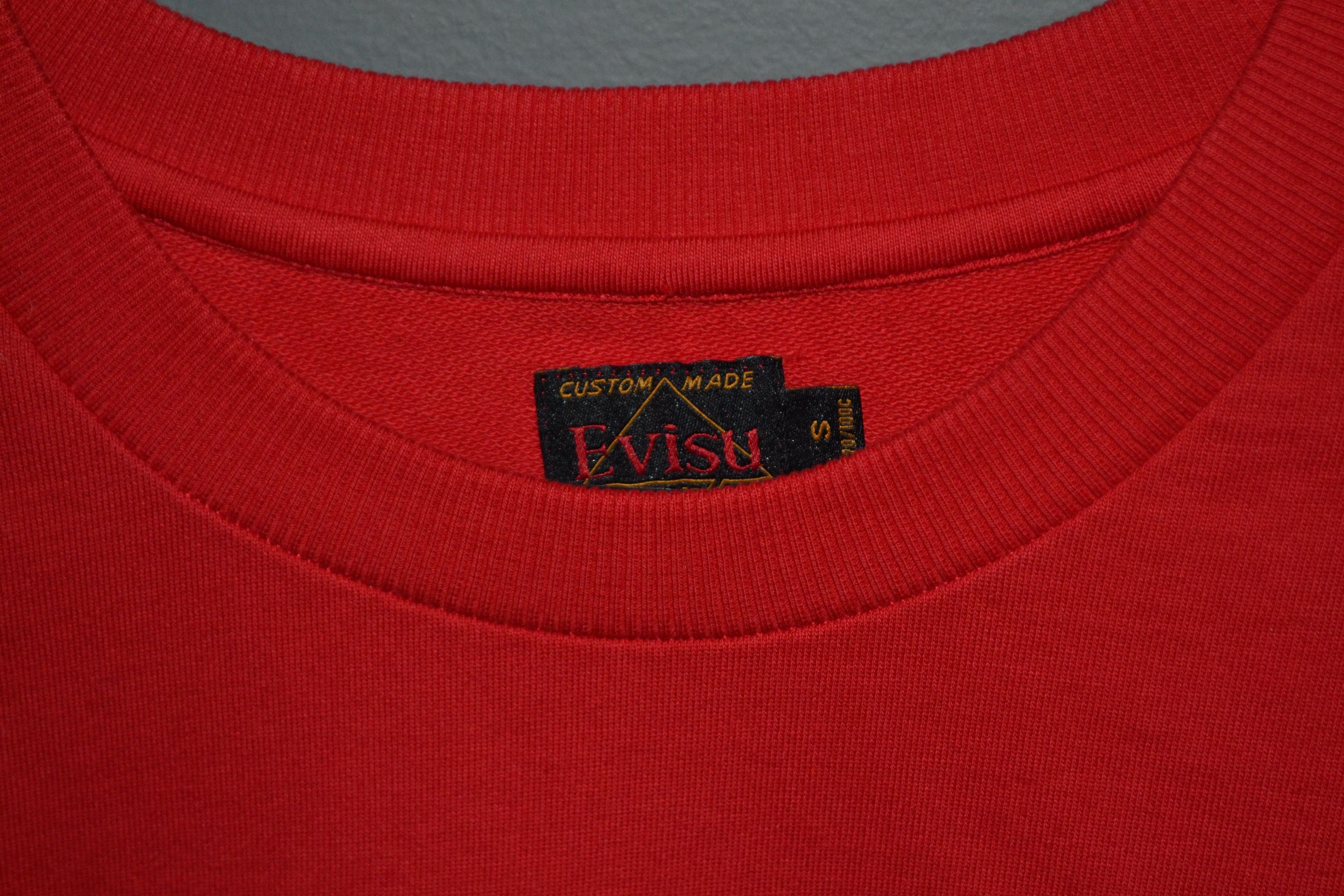 Evisu Evisu S size Red Sweatshirt Logo Size US S / EU 44-46 / 1 - 7 Thumbnail