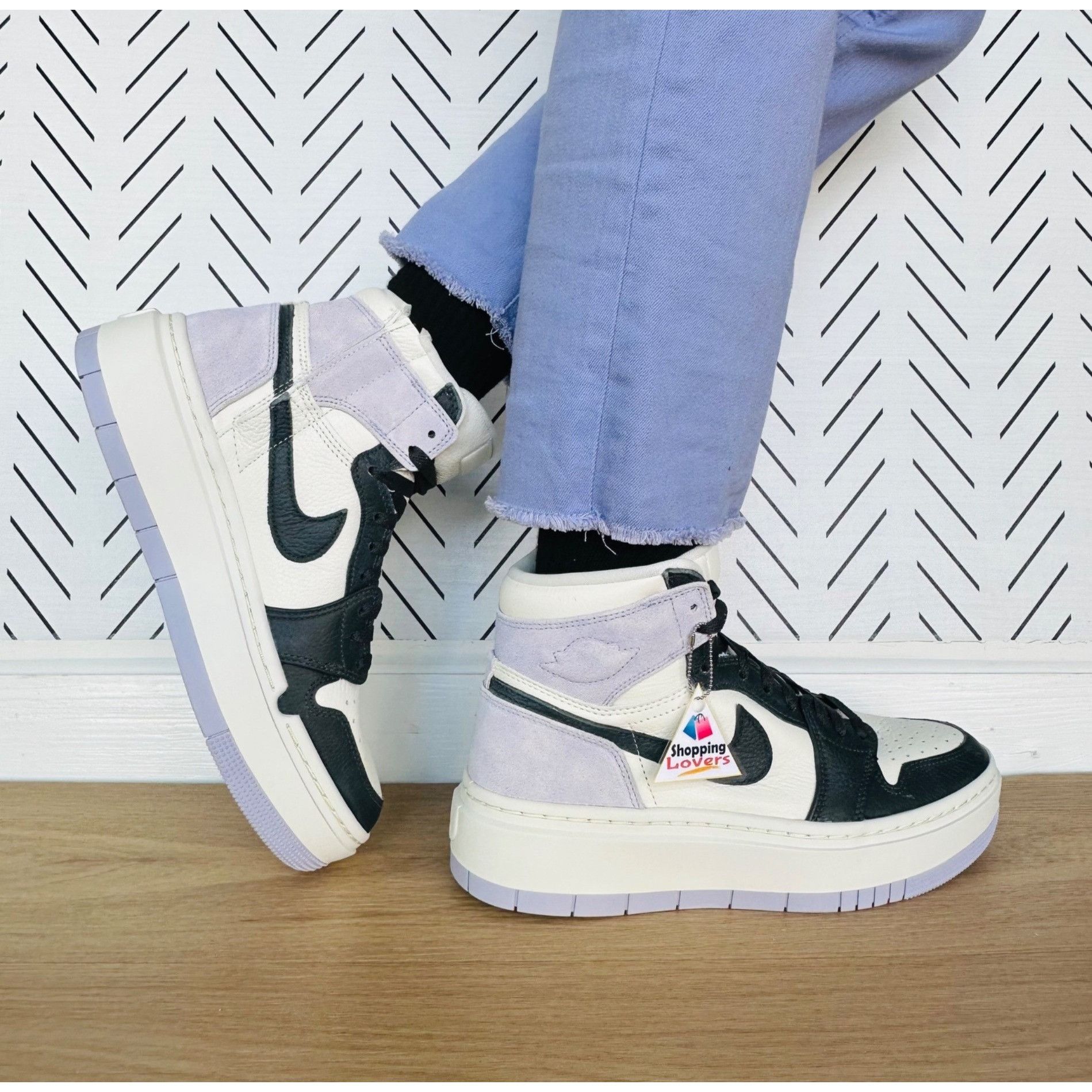 Nike ❤️Rare Air Jordan 1 Elevate Titanium 8.5 Womens Shoes Sneake Size US 8.5 / IT 38.5 - 2 Thumbnail