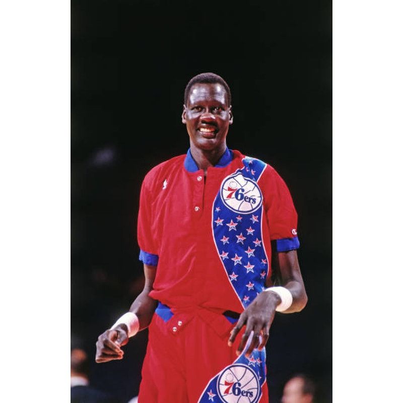 NBA × Starter Philadelphia 76ers 90s STARTER Color Block 1/2 Pullover vtg Size US XL / EU 56 / 4 - 11 Thumbnail