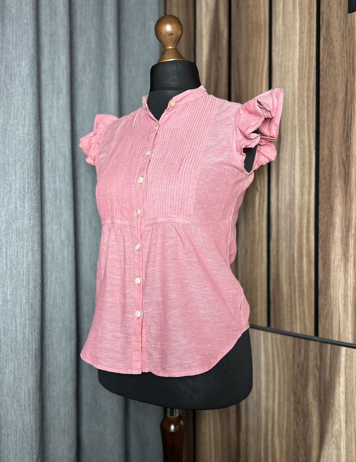 Ralph Lauren Polo Jeans Company Ralph Lauren Blouse Shirt Cotton Linen S Size S / US 4 / IT 40 - 2 Thumbnail
