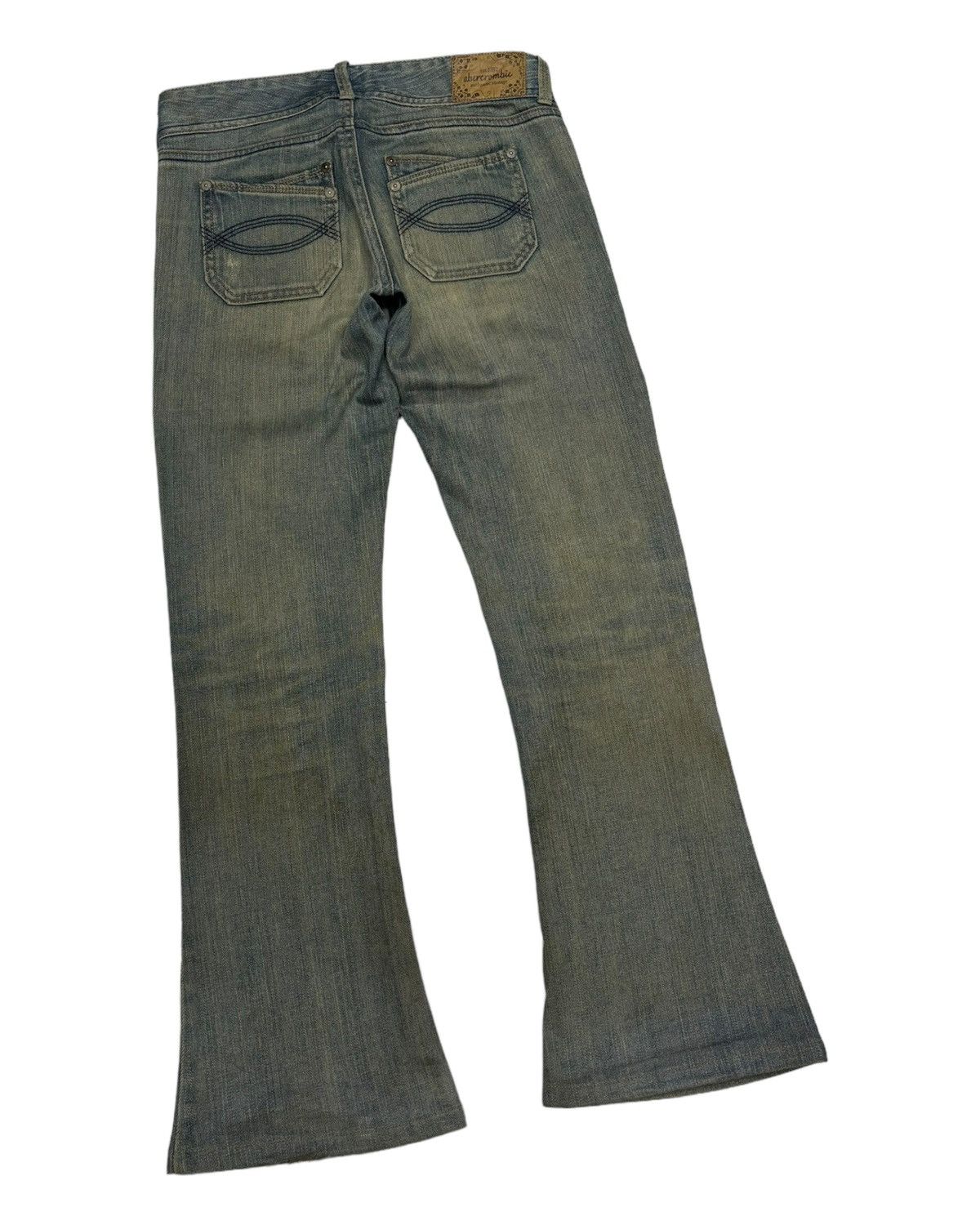 If Six Was Nine 🔥A&F FLARE JEANS RUSTY BOOTCUT DENIM JEANS Size 27" / US 4 / IT 40 - 4 Thumbnail