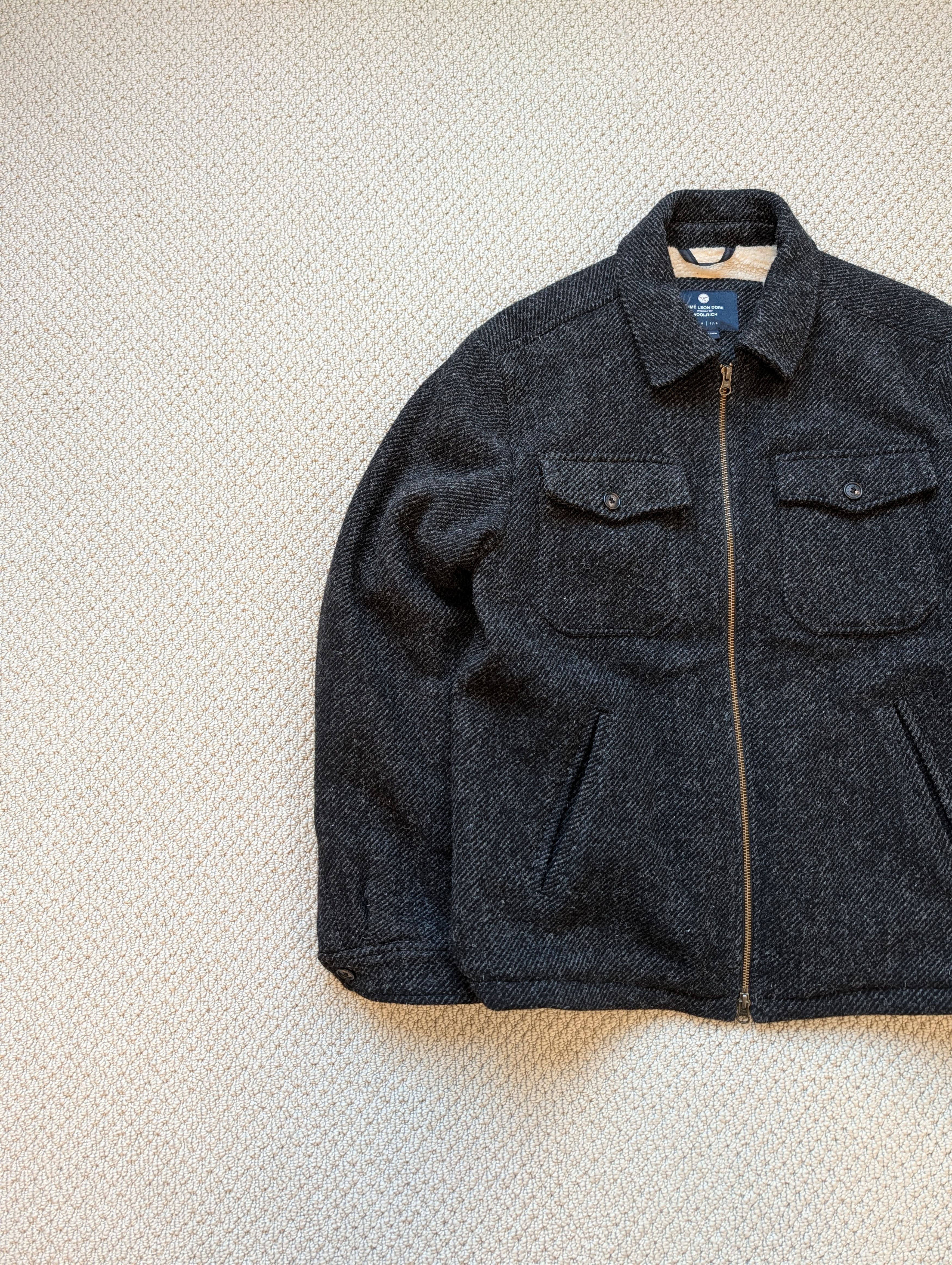 Aime Leon Dore × Woolrich Woolen Mills Wool Sherpa Lined Jacket Medium FW22 Size US M / EU 48-50 / 2 - 2 Thumbnail