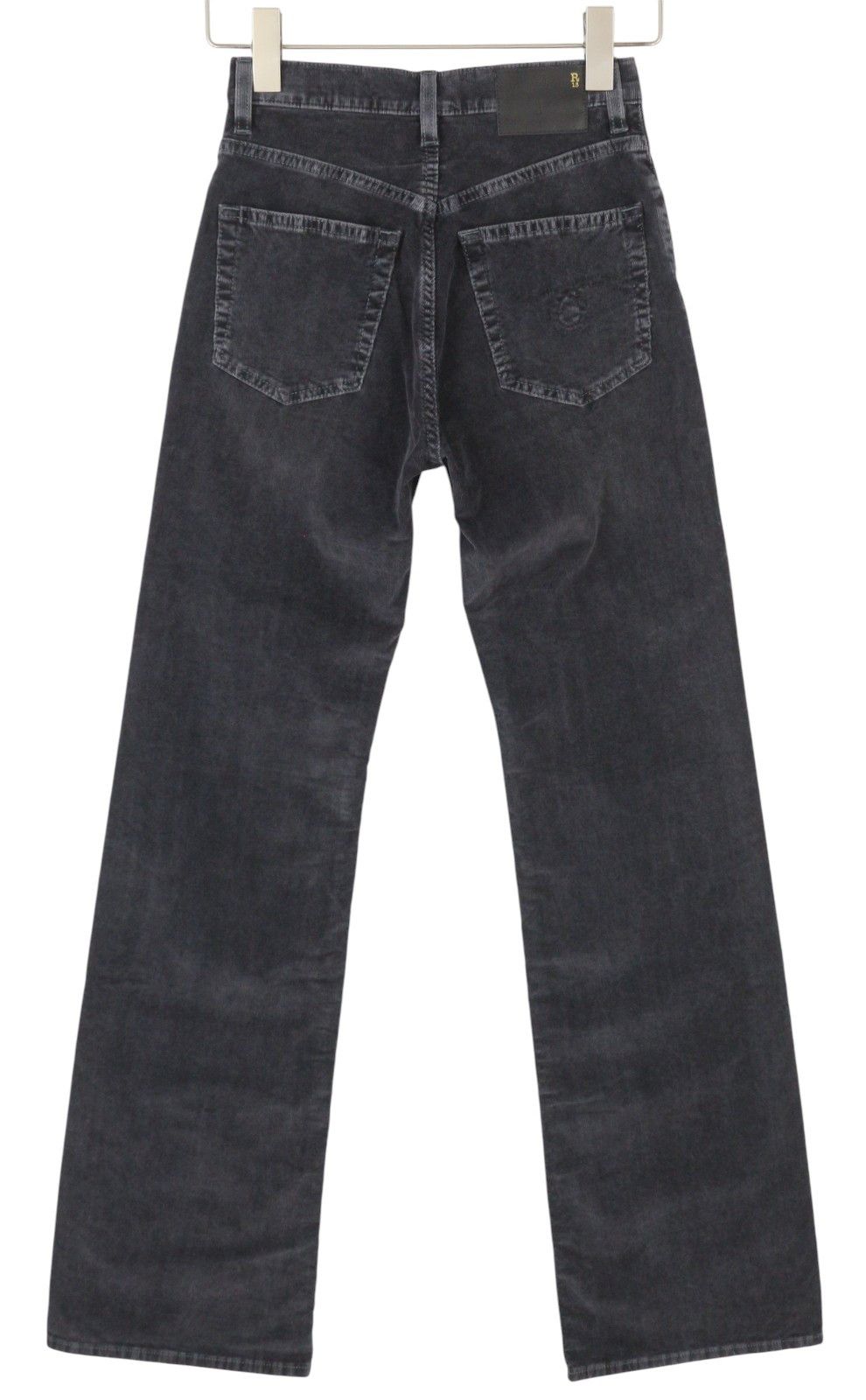 R13 JANE 24 Obsidian Stretch Cord Bootcut Zip FW25 86621 Size 24" / US 00 / IT 34 - 4 Thumbnail