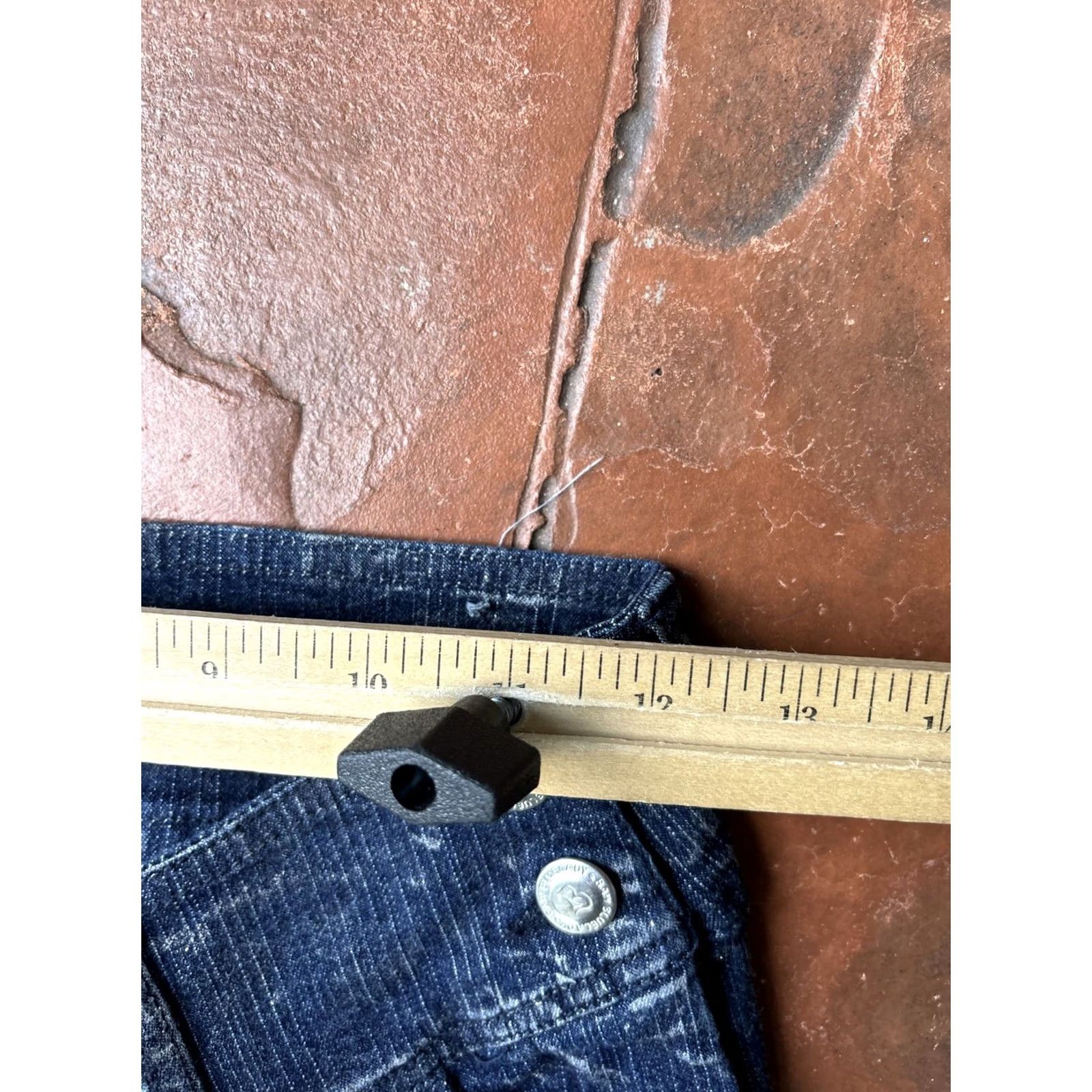 Vintage VINTAGE Raw Blue Lady Long Capri Jeans Jeans Women 5/6 Blue Denim 5-Pocket Grunge 90s Retro USA Mens? Size 27" / US 4 / IT 40 - 7 Thumbnail