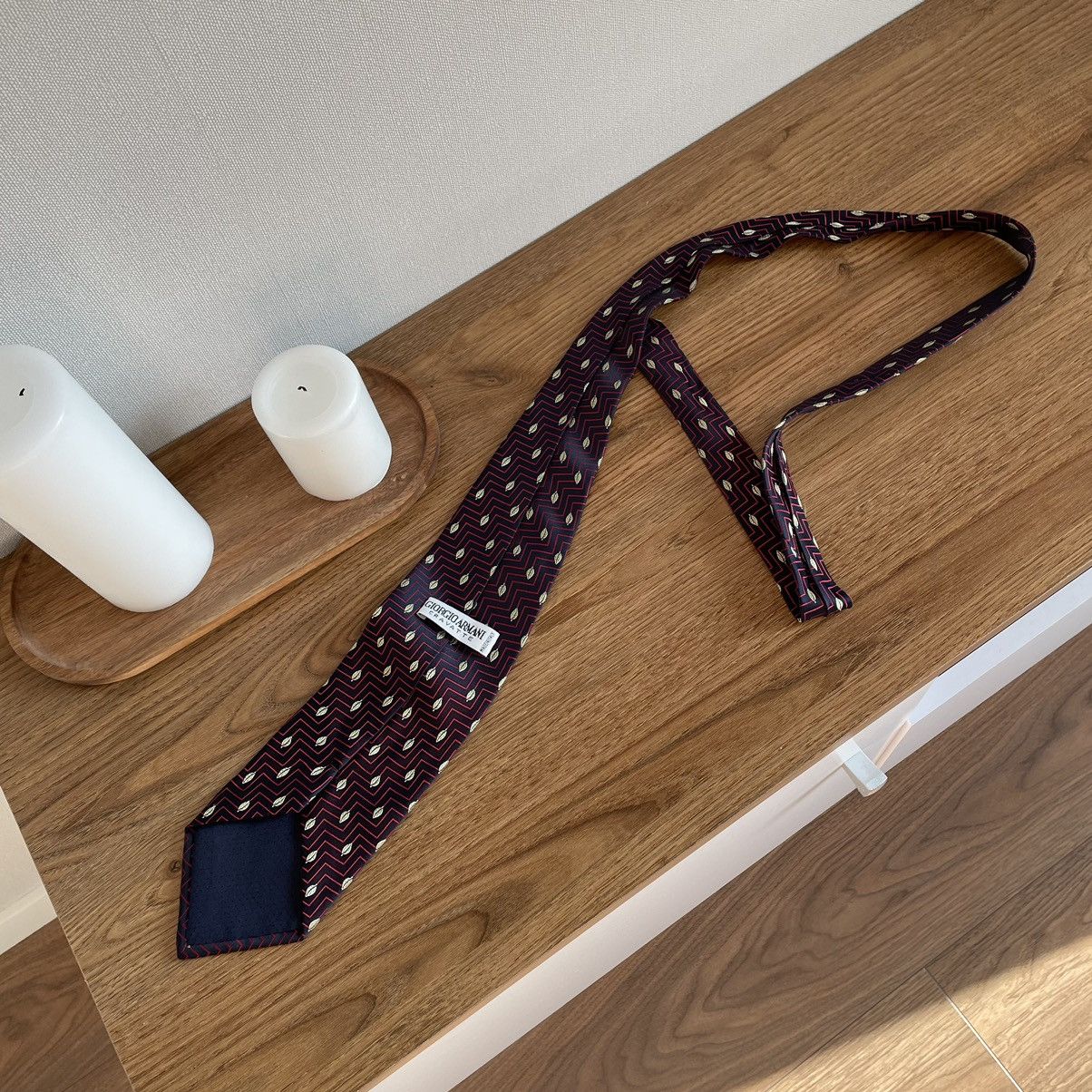 Giorgio Armani Luxury Tie Giorgio Armani Cravatte Tie Silk 00s Old Money Size ONE SIZE - 4 Thumbnail