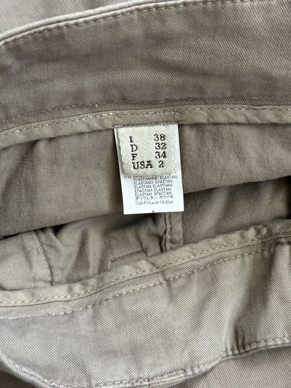 Brunello Cucinelli × Designer Brunello Cucinelli khaki cotton pants Size 26" / US 2 / IT 38 - 8 Thumbnail