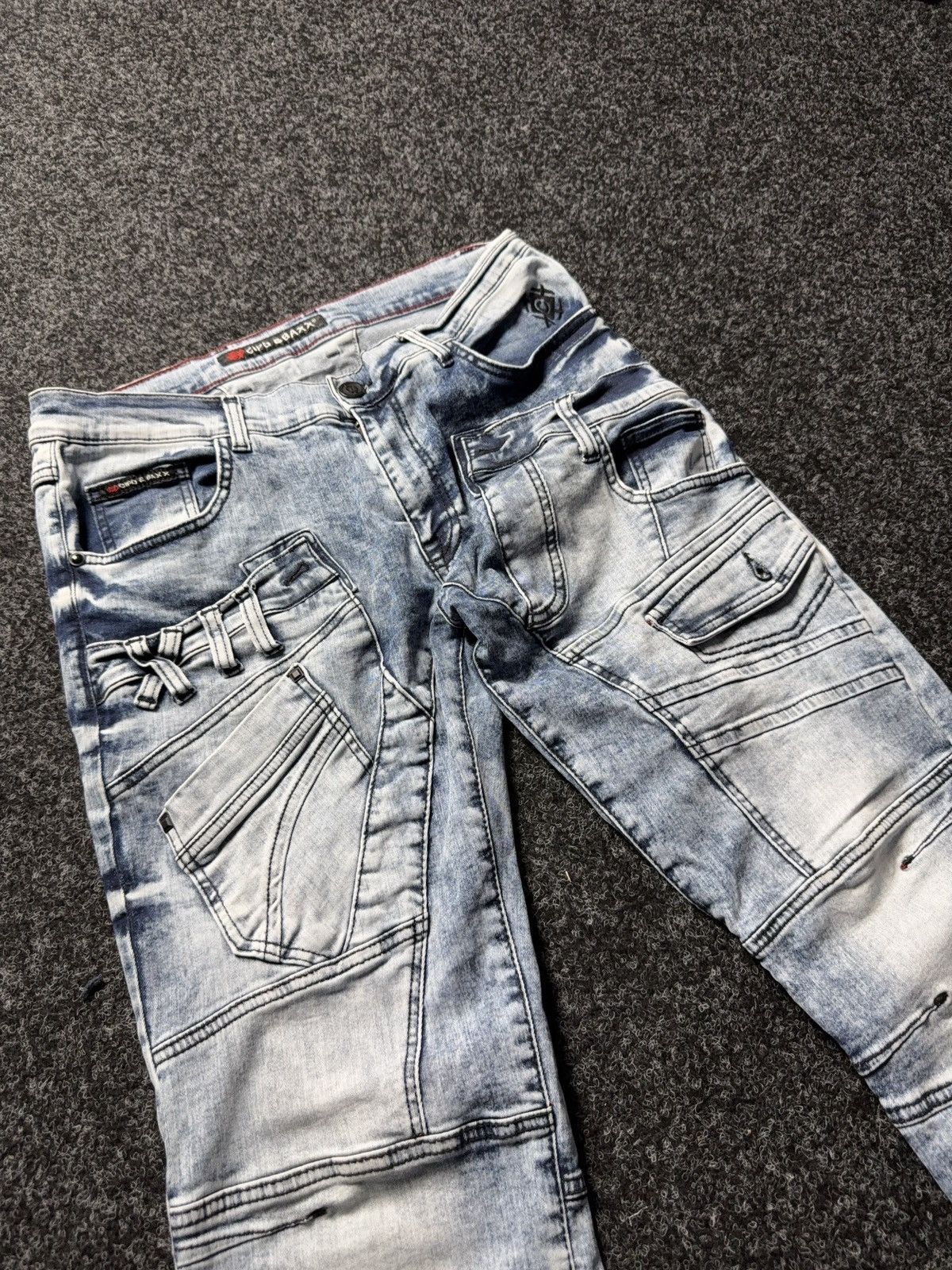 Japanese Brand Y2K 00s Japanese Punk Cipo&Baxx Punk Rock Biker Jeans Denim Size US 32 / EU 48 - 6 Thumbnail