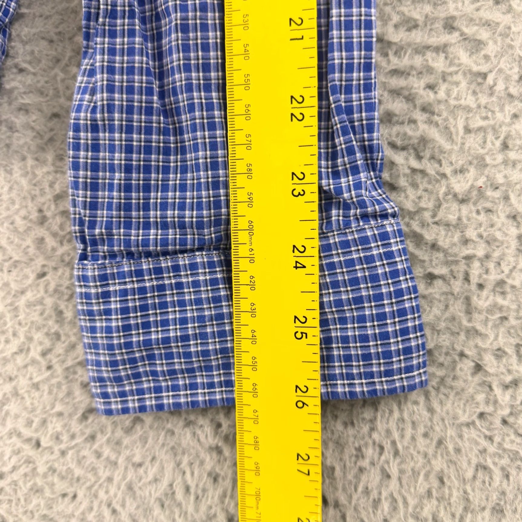 Ralph Lauren Ralph Lauren Button-Down Shirt Mens XXL Blue Plaid Long Sleeve Classic Fit Size US XXL / EU 58 / 5 - 7 Thumbnail