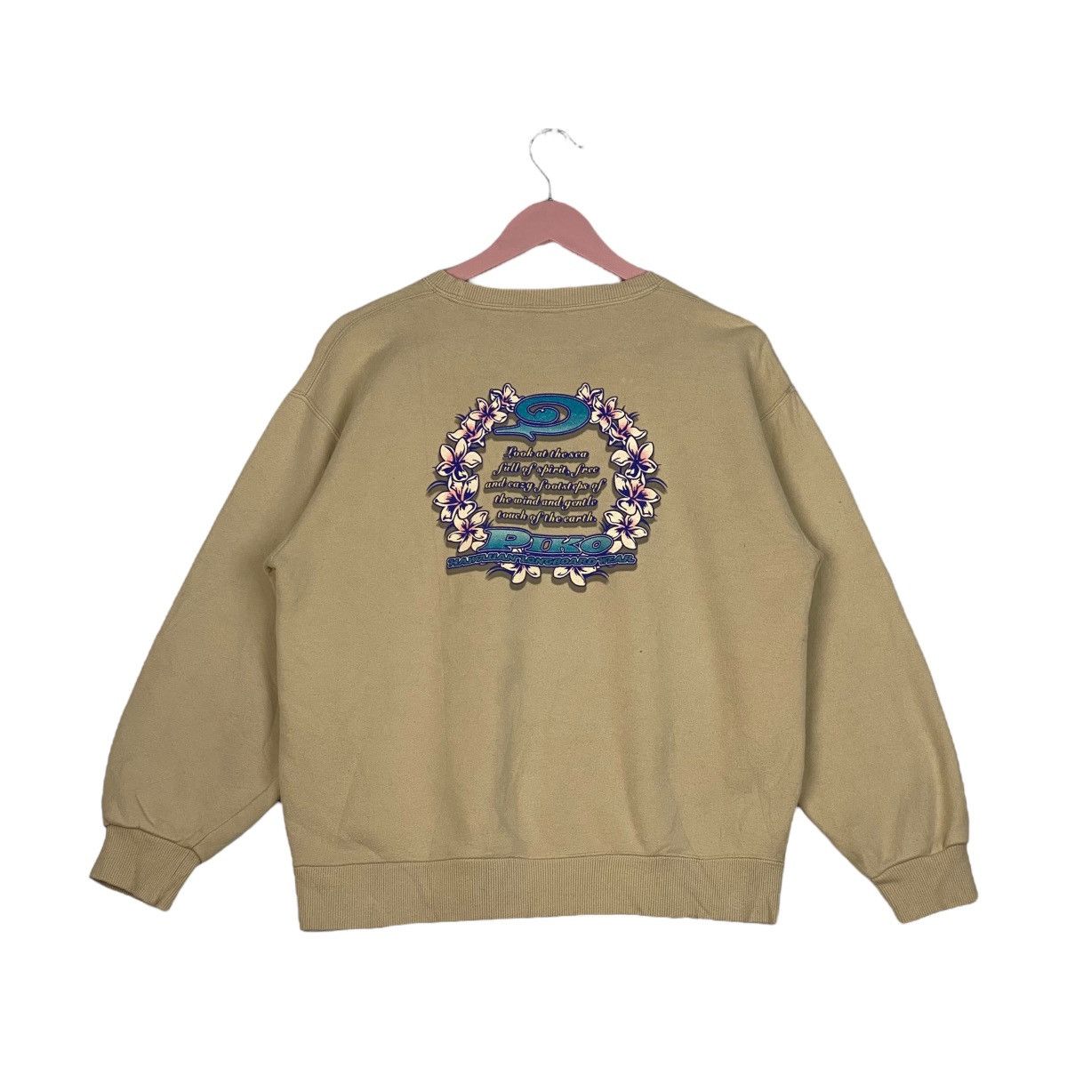 Designer × Vintage Vintage Piko Small Embroidered Crewneck Sweatshirt Brown Size US S / EU 44-46 / 1 - 8 Thumbnail