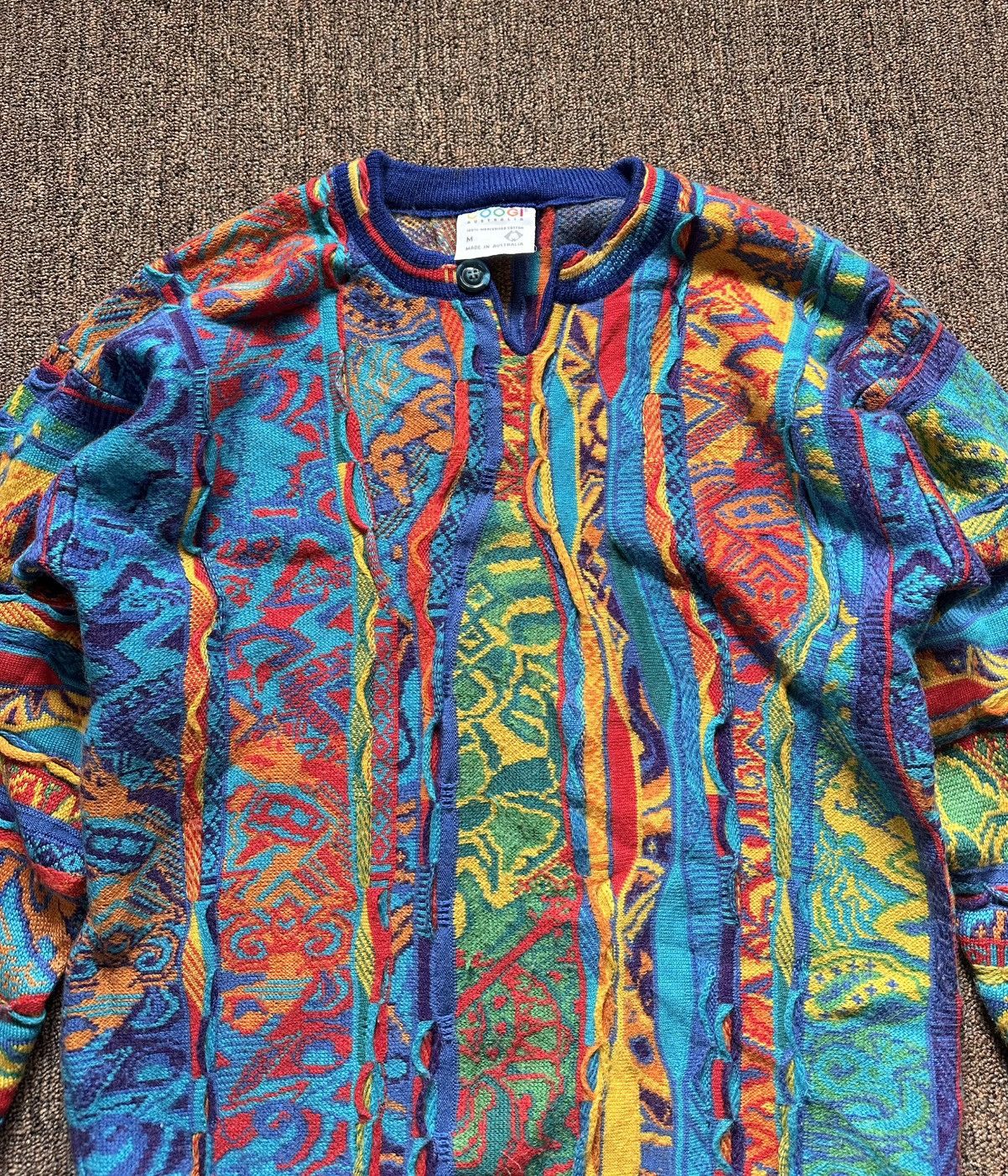 Coogi COOGI Australia Mercerized 3D Knit Multicolor Size M Rare Size US S / EU 44-46 / 1 - 4 Thumbnail