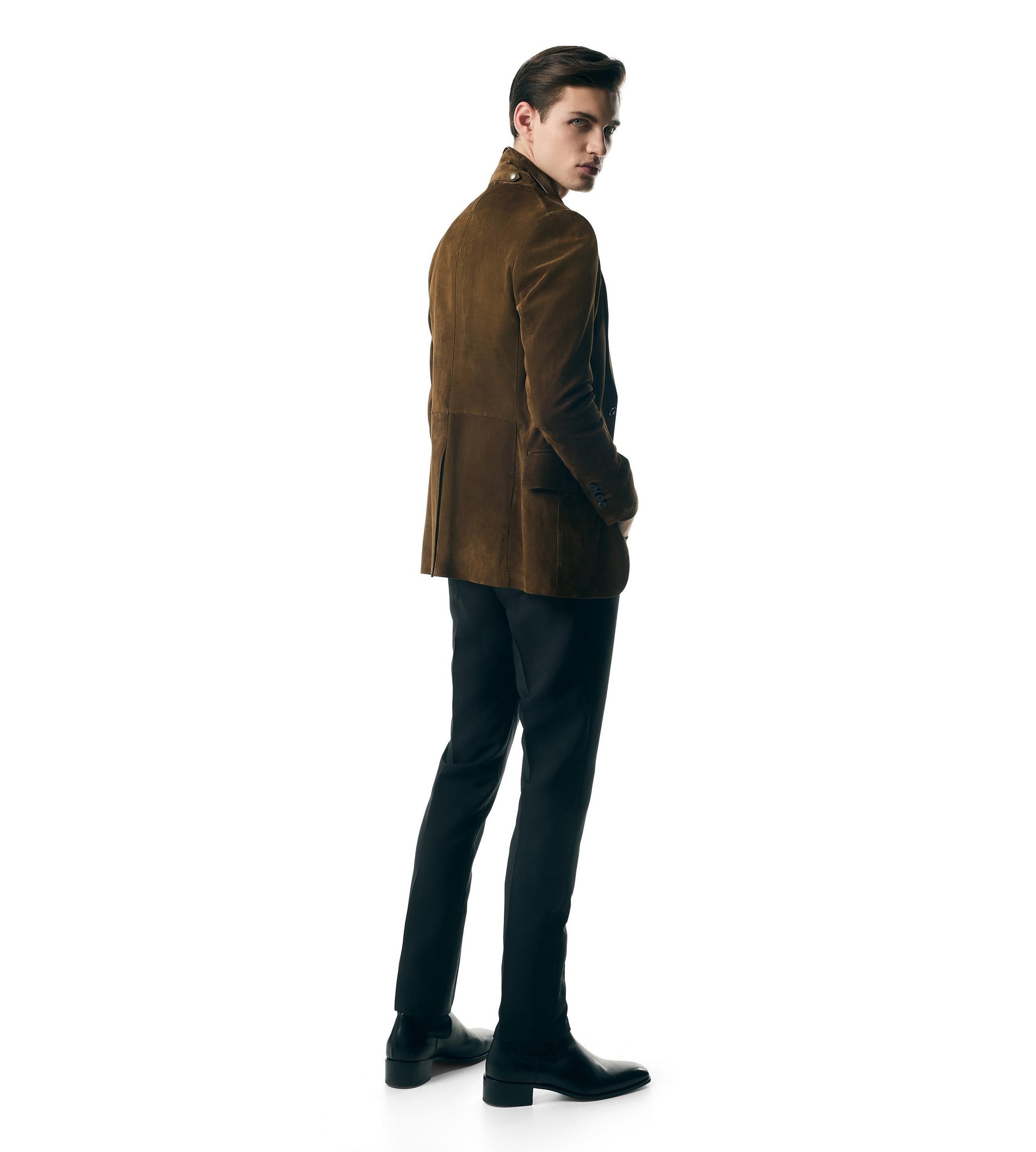 Tom Ford Ultimate Rare $10,700 w/tax TOM FORDSuede Blazer, Tom's Fave Size US L / EU 52-54 / 3 - 4 Thumbnail