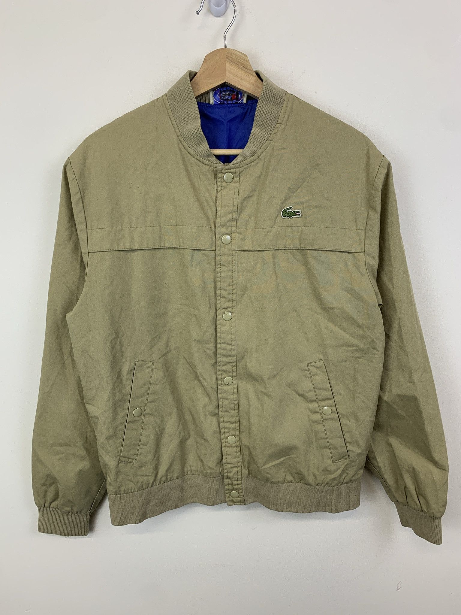Lacoste Vintage Lacoste Tan Snap Jacket Size S Size US S / EU 44-46 / 1 - 1 Thumbnail