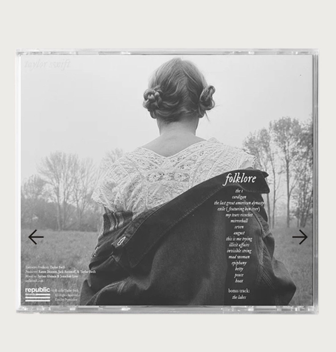 Other TAYLOR SWIFT THE "IN THE TREES" EDITION DELUXE CD Size ONE SIZE - 2 Thumbnail