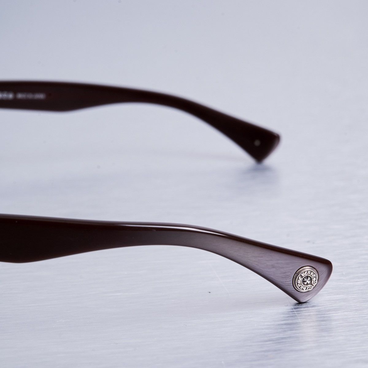 Chrome Hearts CHROME HEARTS GITTIN ANY ?-A CLASSIC BROWN GLASSES Size ONE SIZE - 4 Thumbnail