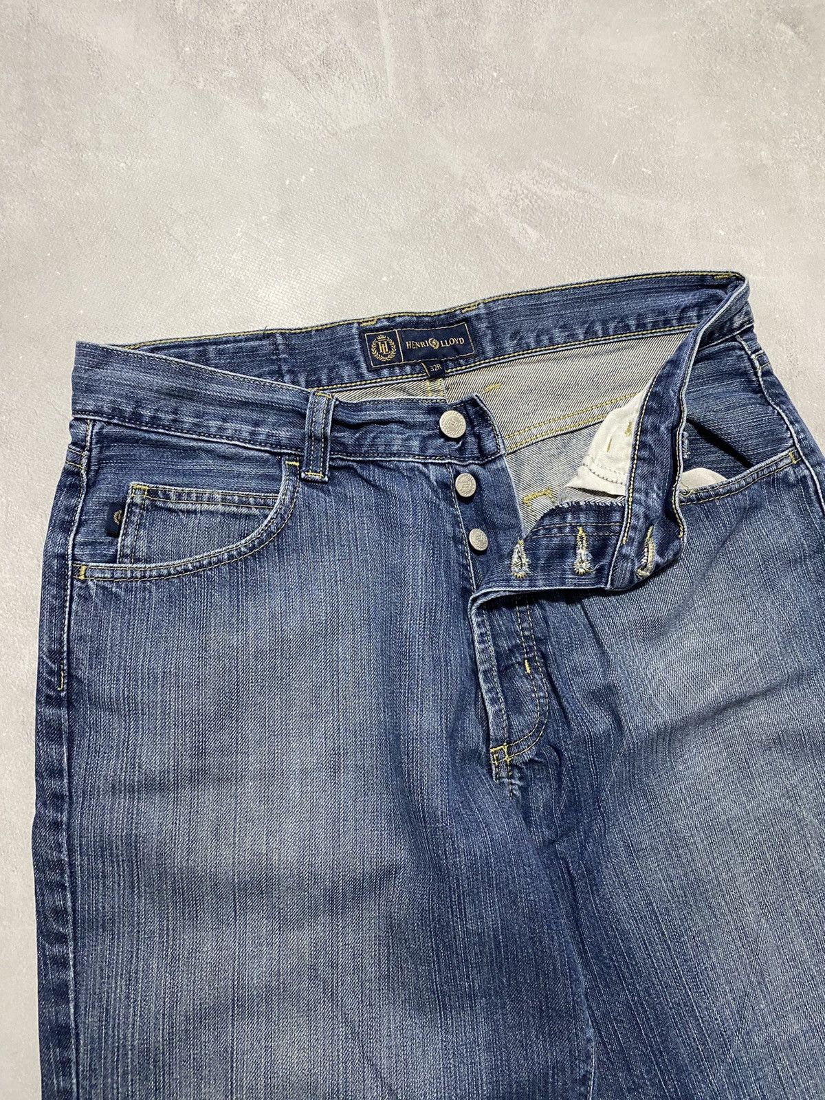 Henri Lloyd × Vintage Vintage 90s Pants Jeans Henri Lloyd Knit Back Logo Size US 32 / EU 48 - 5 Thumbnail