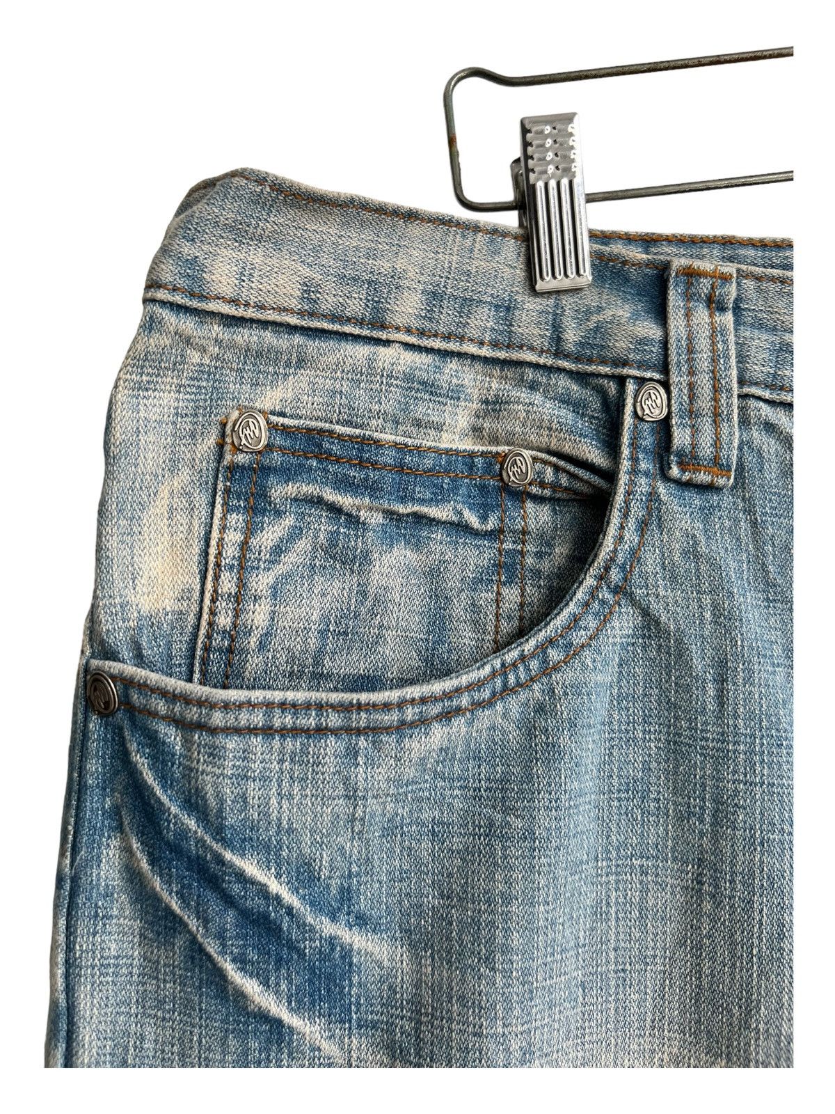 Ed Hardy Y2K Ed Hardy Style Skulls Swarovski Logo Pocket Baggy Jeans Size US 42 / EU 58 - 11 Thumbnail