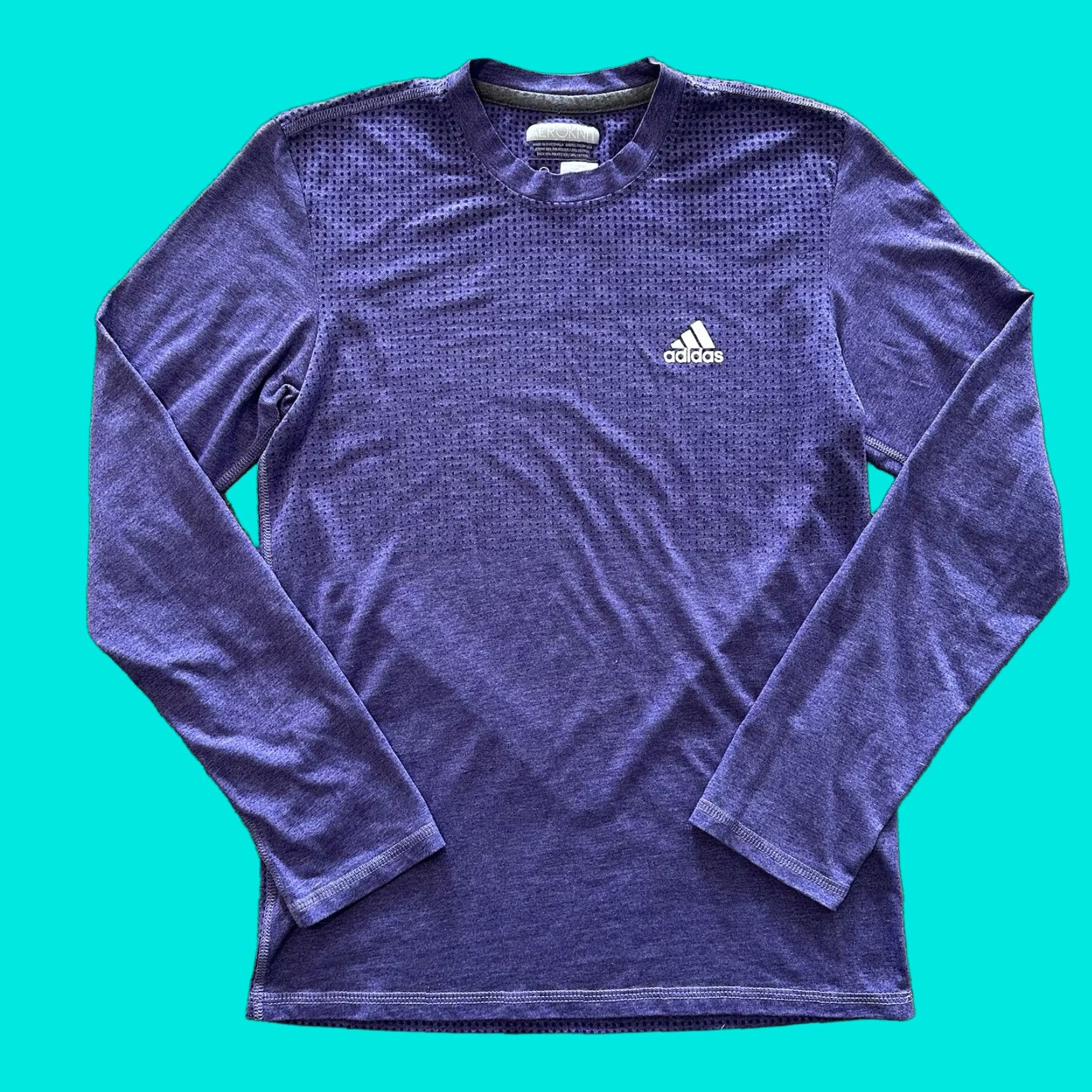 Adidas Adidas Long Sleeve Shirt Womens S Purple Climacool Aeroknit Size S / US 4 / IT 40 - 1 Thumbnail